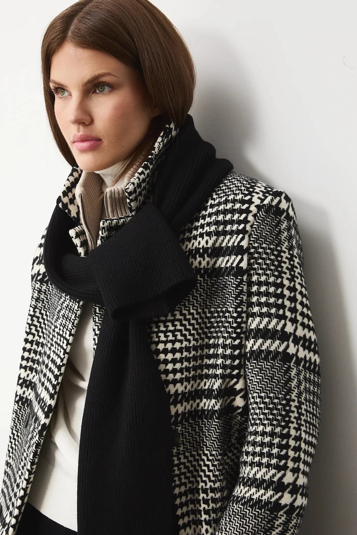 Пальто с добавлением шерсти - фото 4