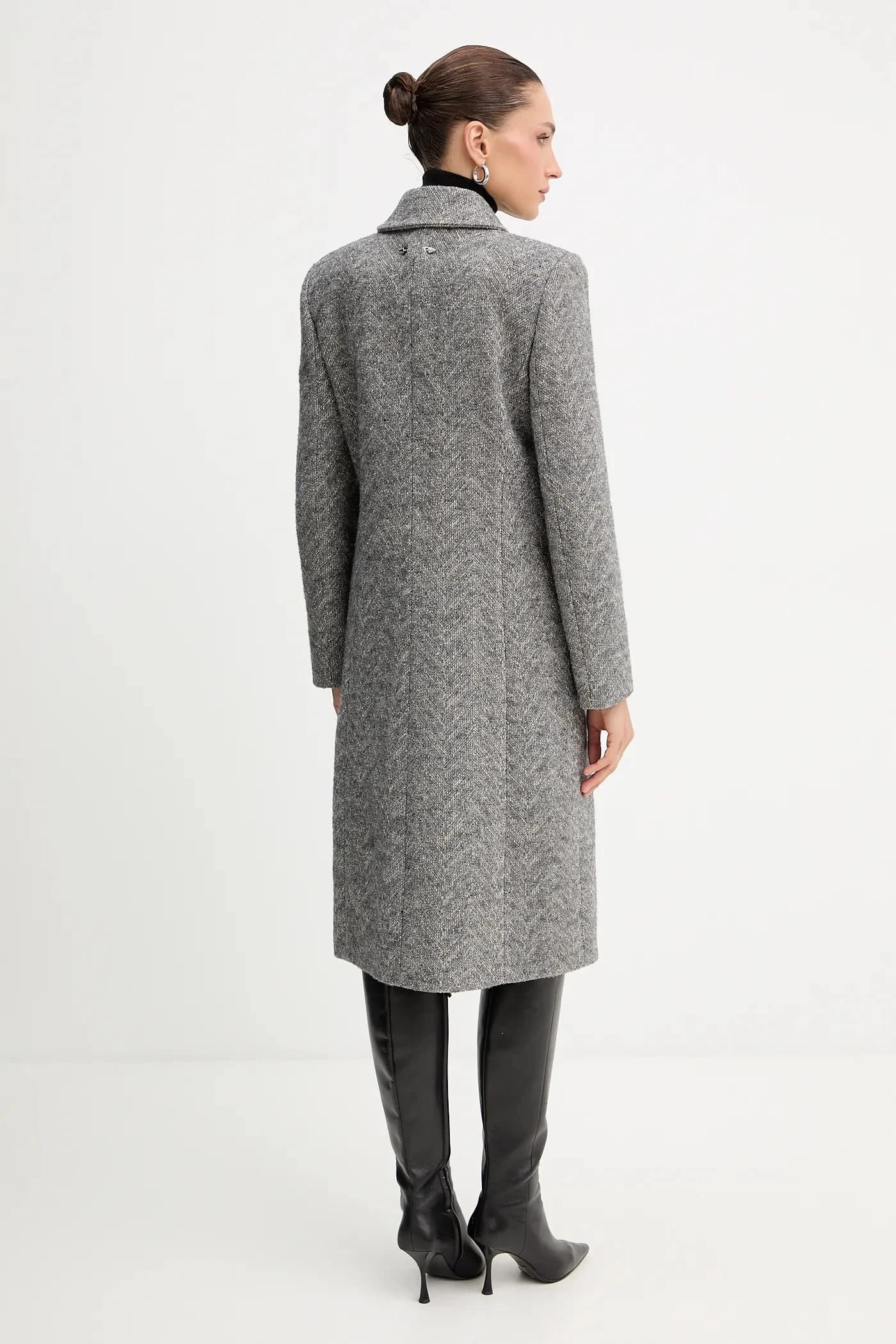 Пальто с добавлением шерсти - фото 3