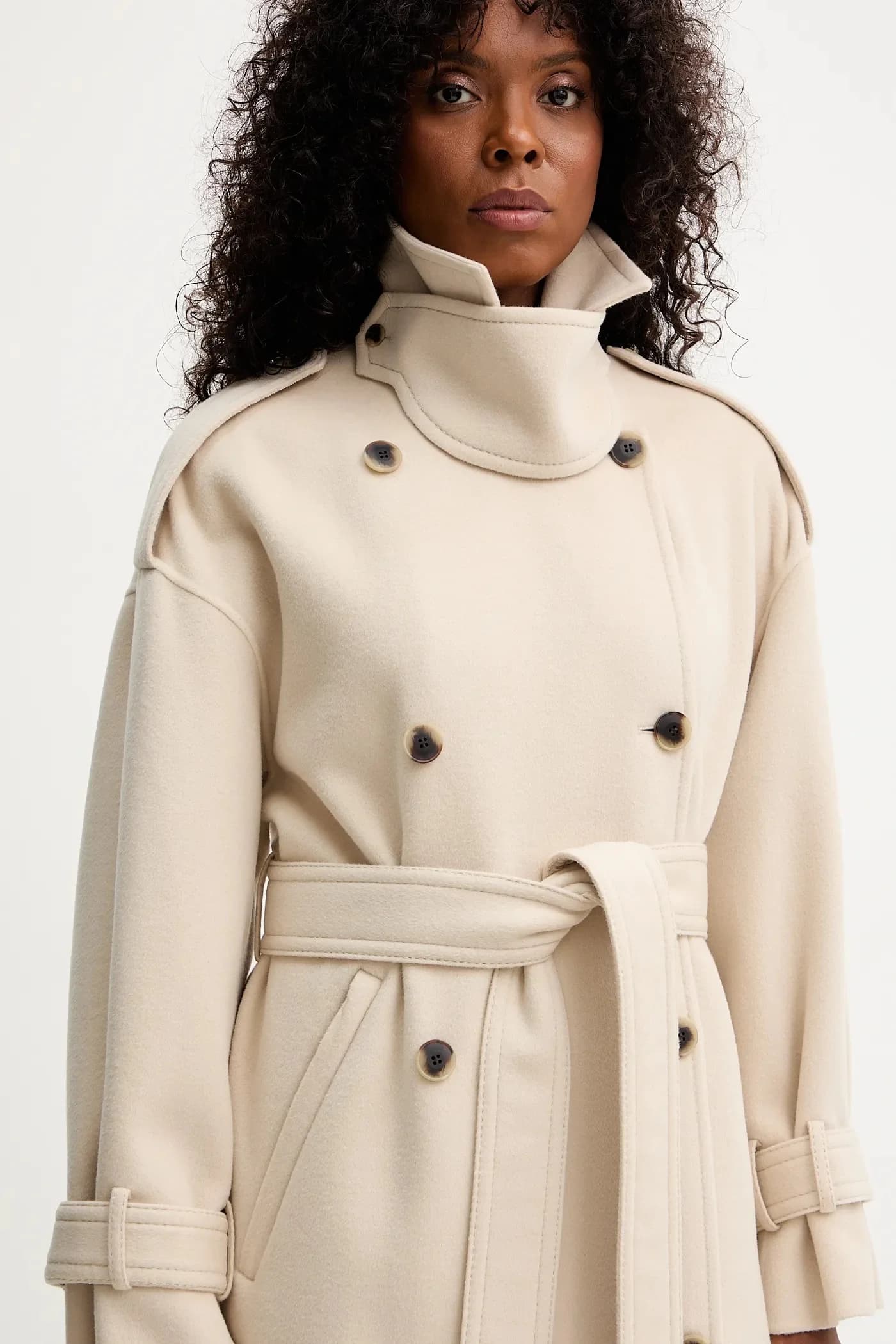 Шерстяное пальто - фото 4