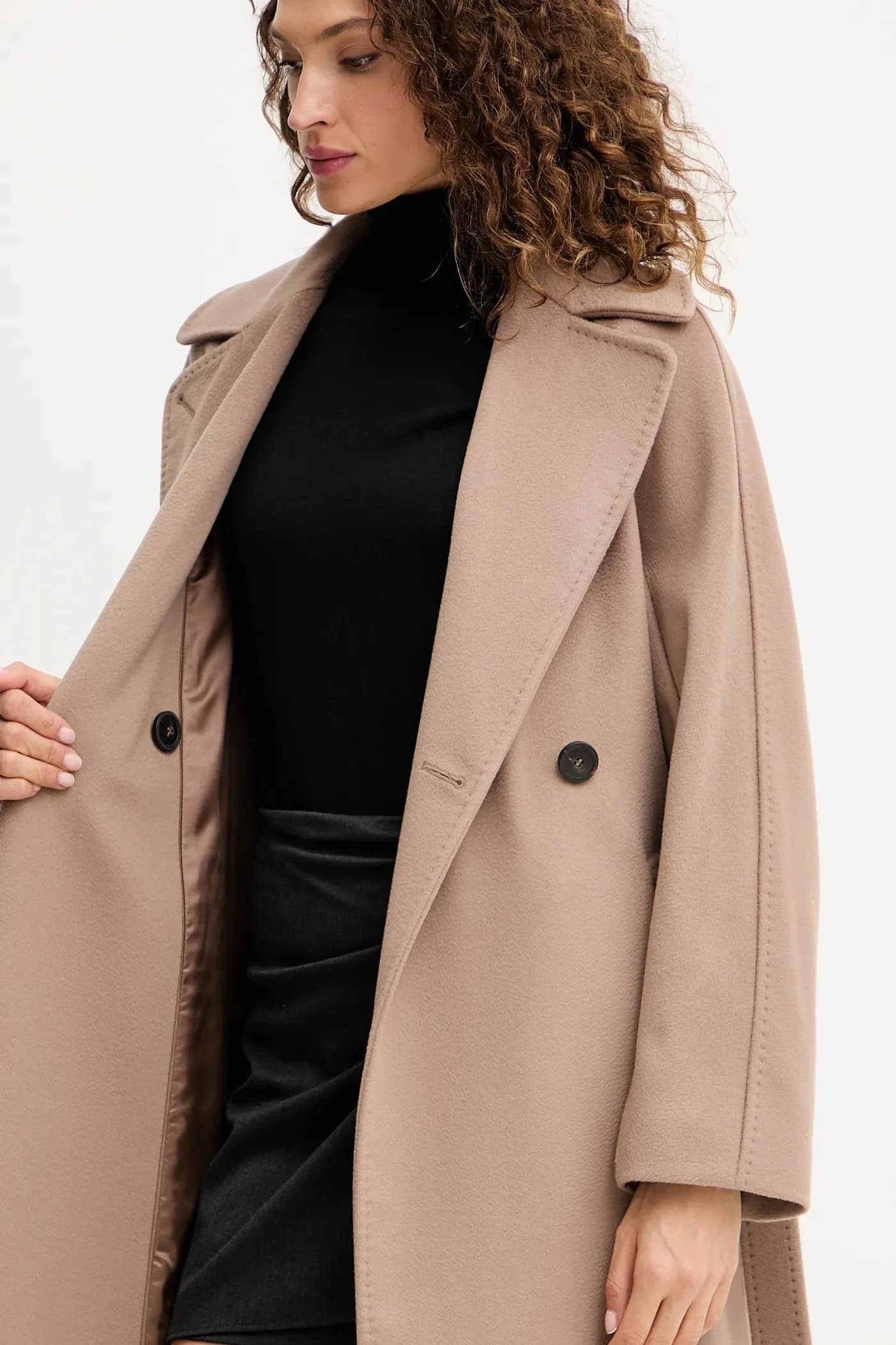 шерстяное пальто RESINA - фото 6