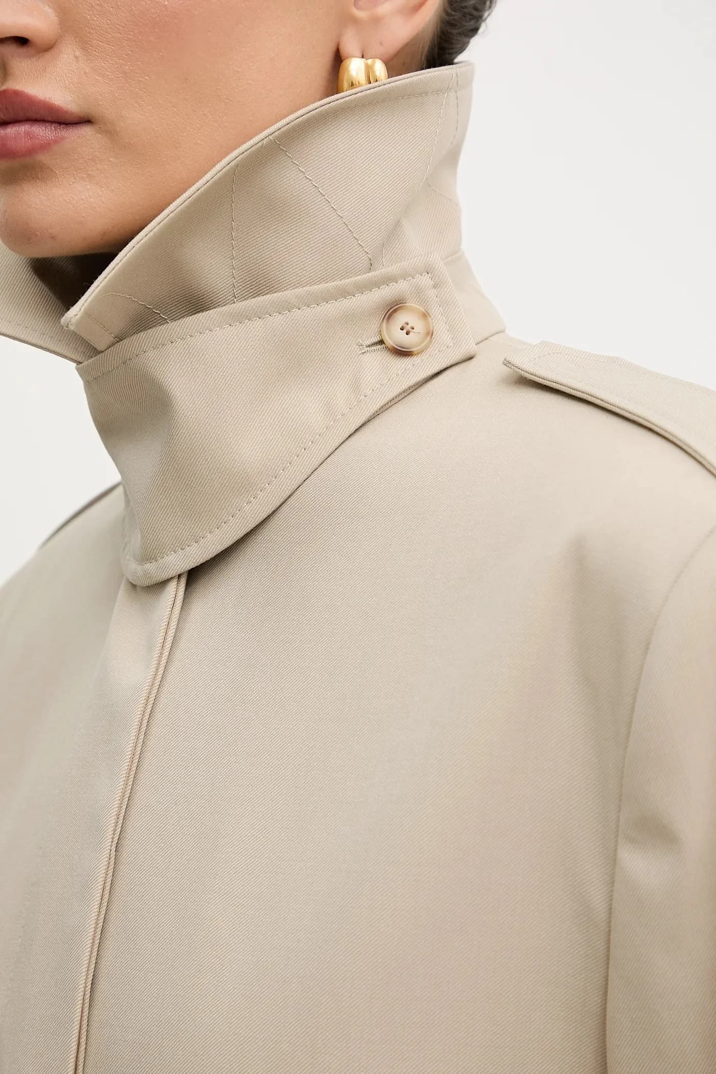 Шерстяной тренч Ciolet - фото 5