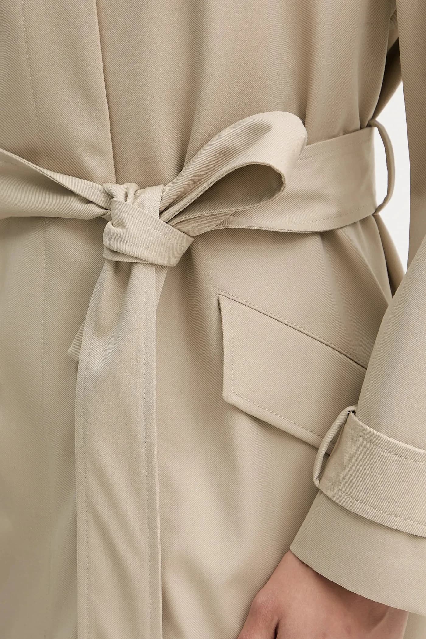 Шерстяной тренч Ciolet - фото 6