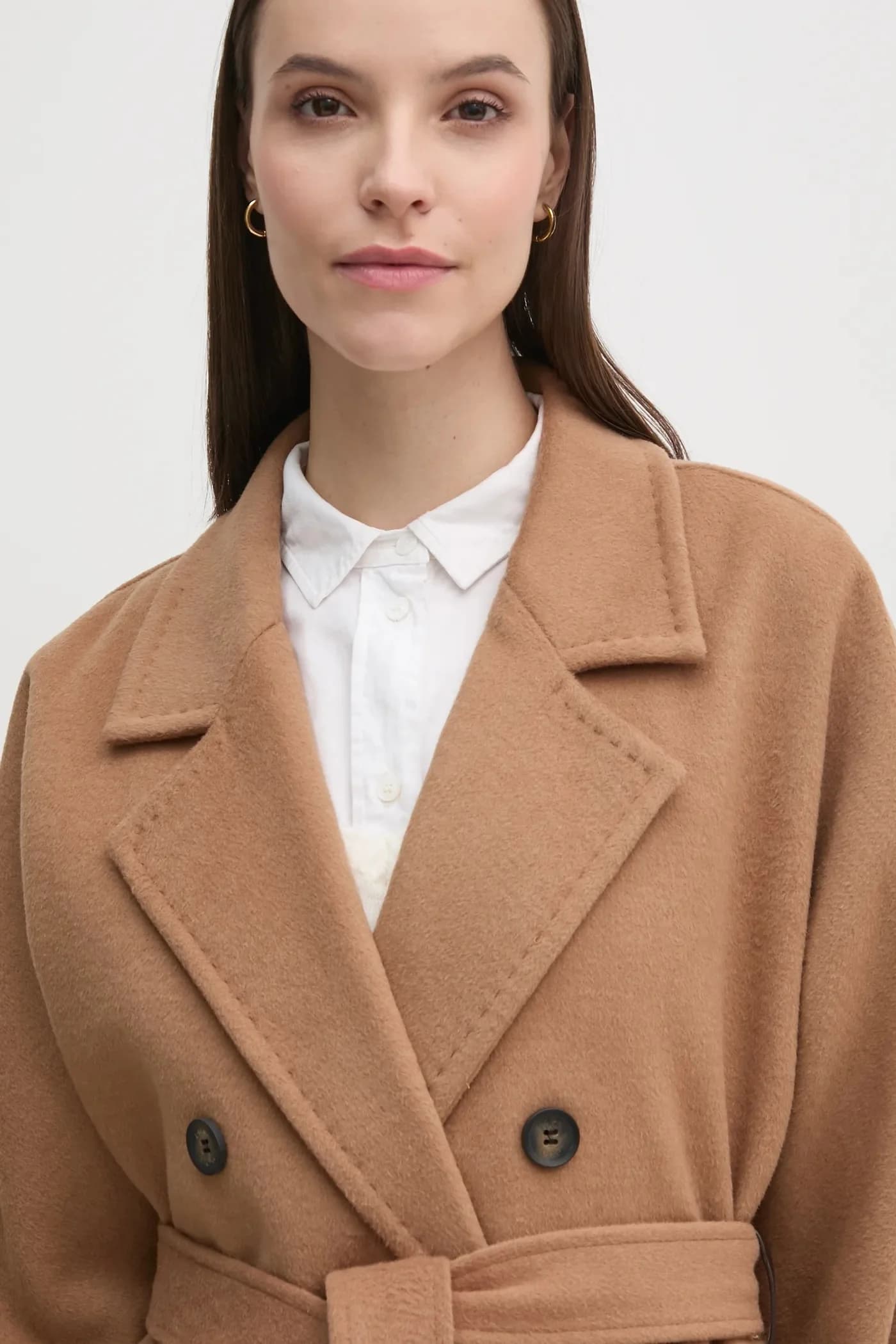 Шерстяное пальто - фото 4