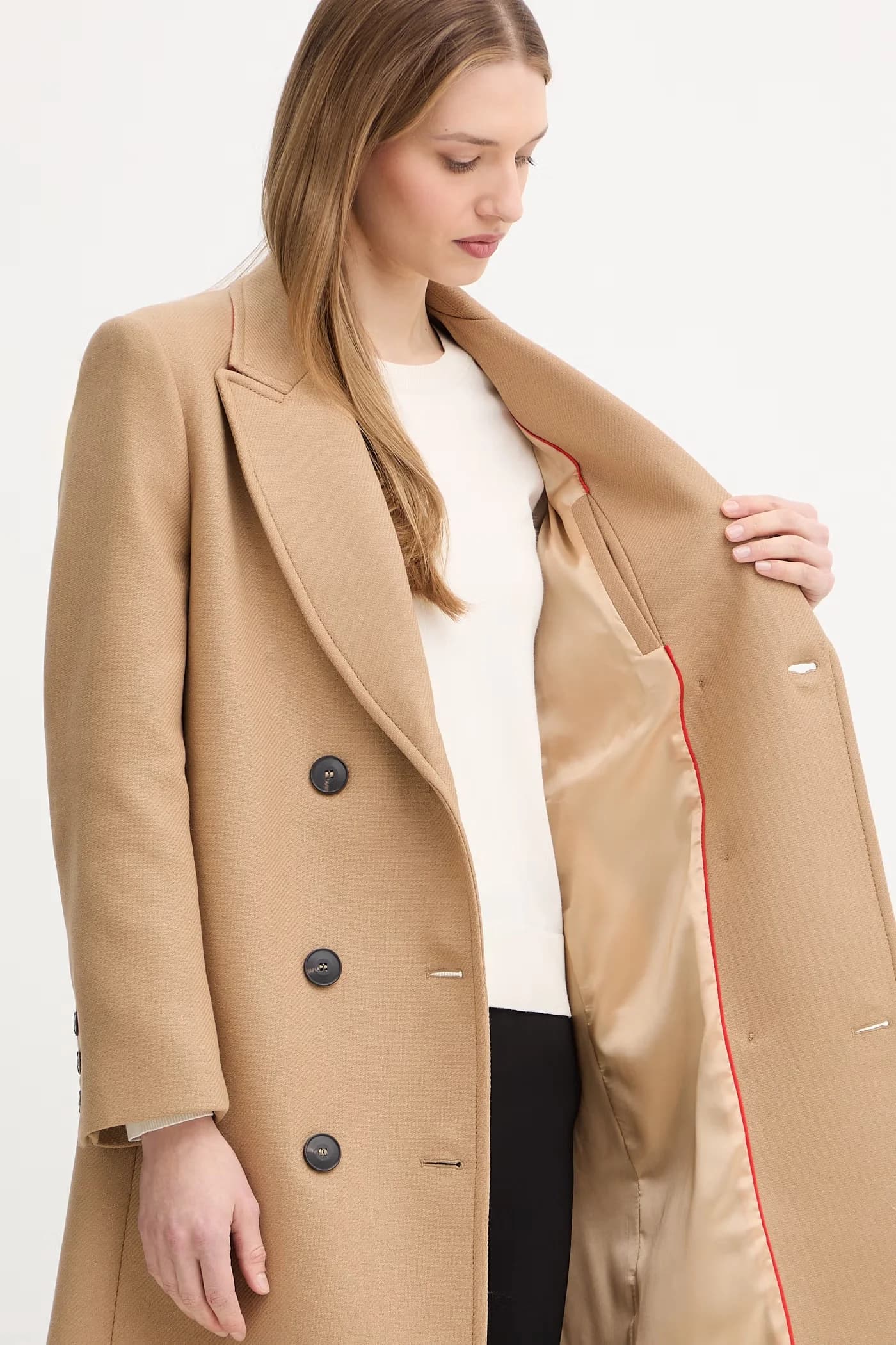 Пальто из шерсти MCORIDENTE - фото 6