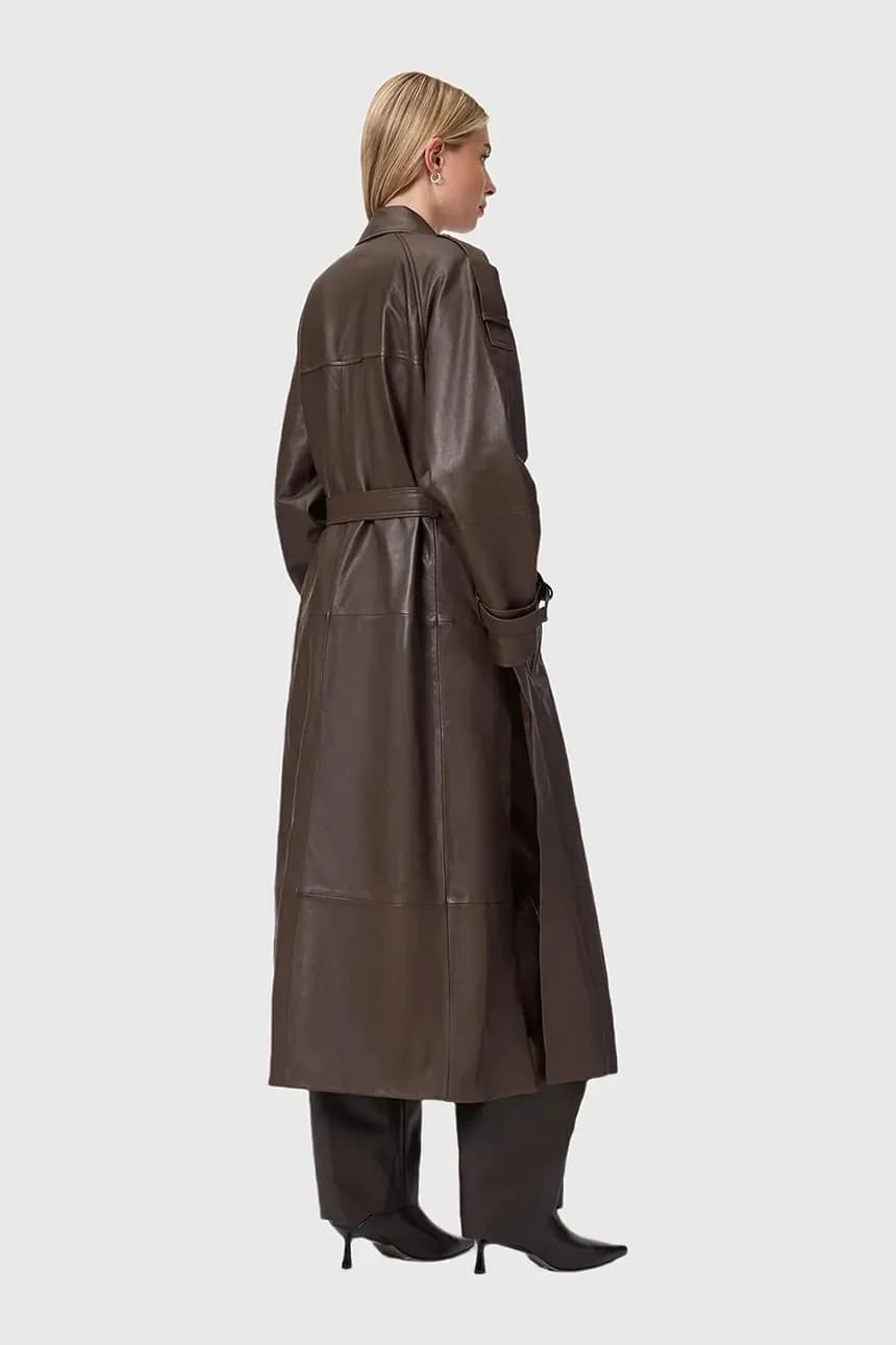 REED кожаное пальто - фото 2