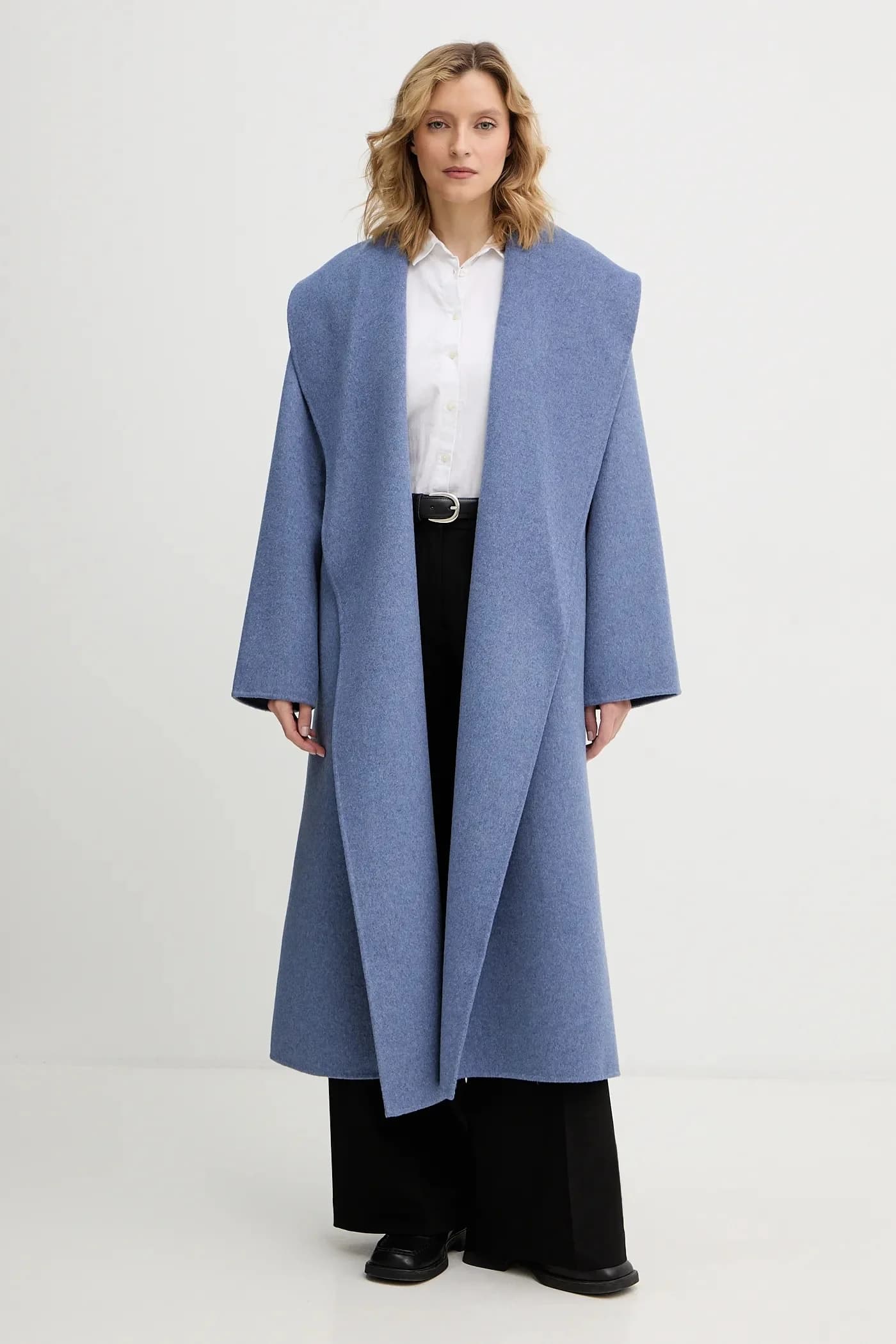 Пальто с добавлением шерсти - фото 2