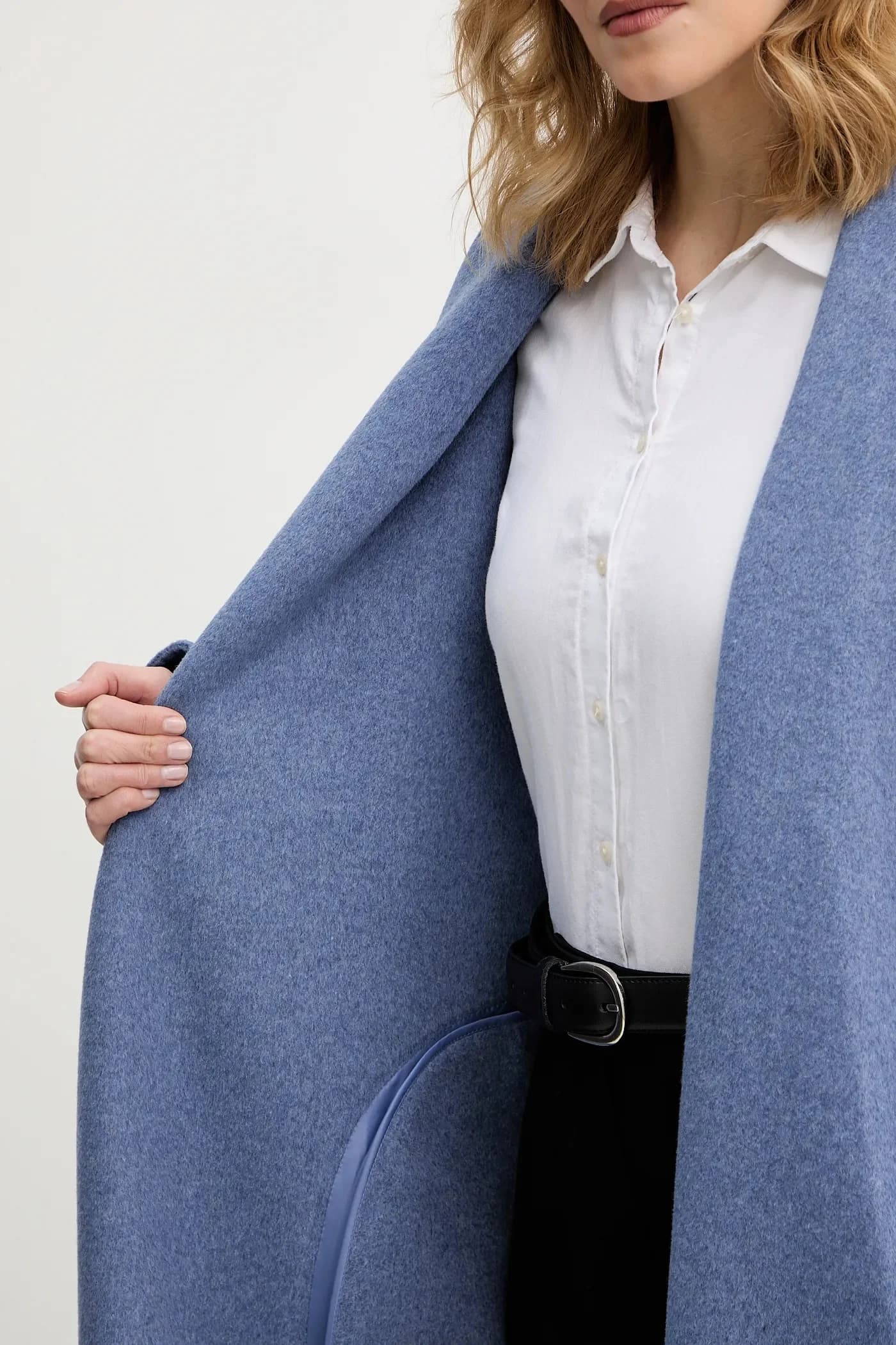 Пальто с добавлением шерсти - фото 6