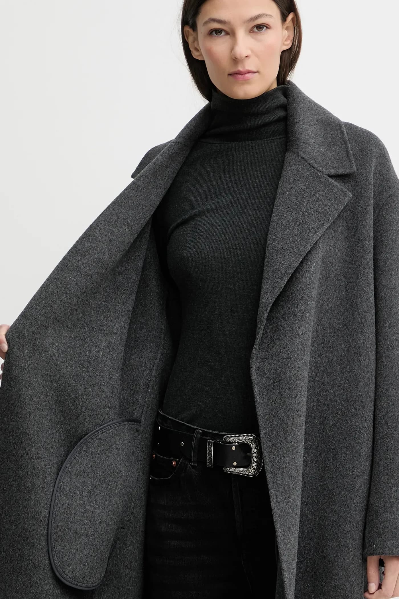 Пальто с добавлением шерсти - фото 7