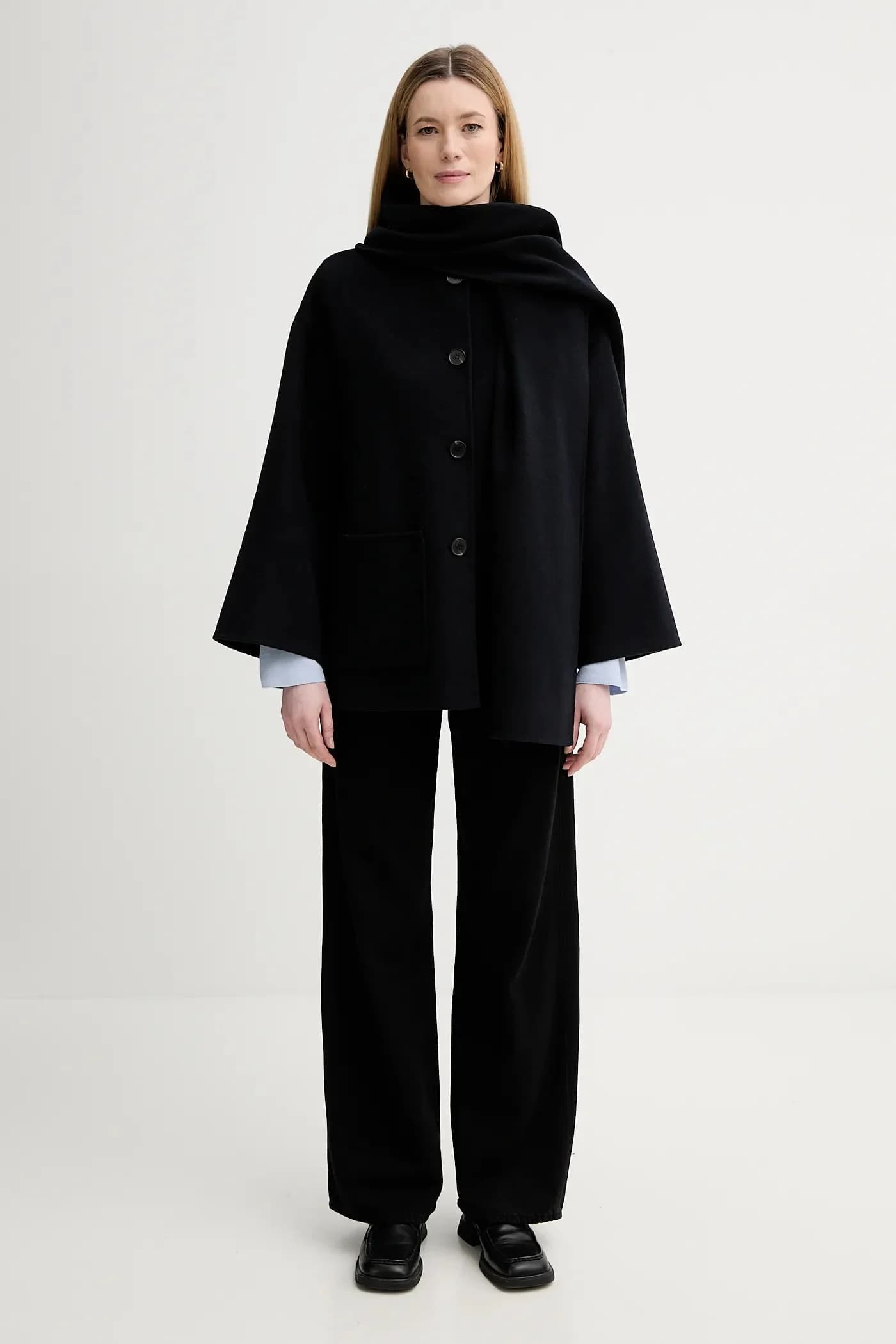 Пальто с добавлением шерсти - фото 2