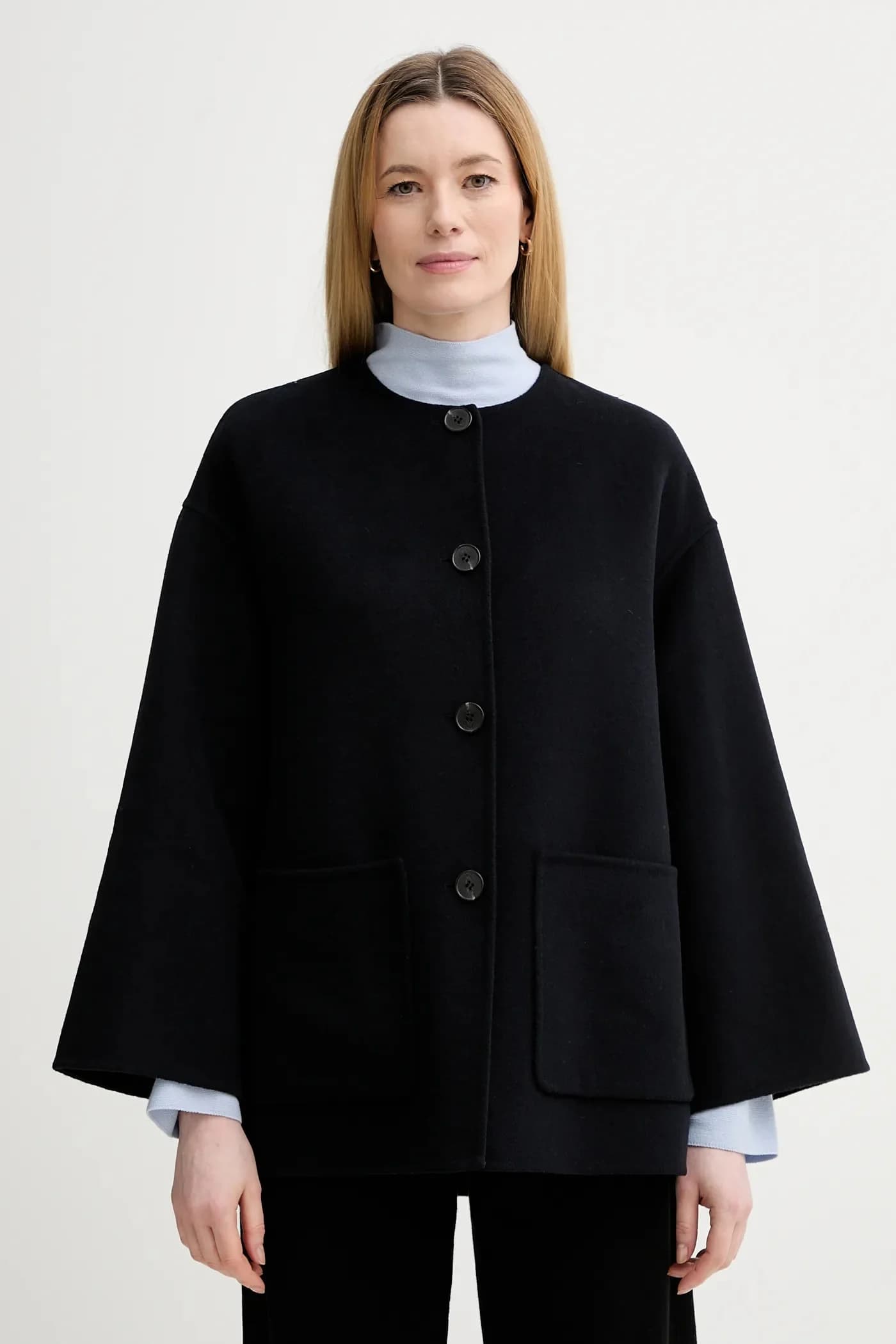 Пальто с добавлением шерсти - фото 4