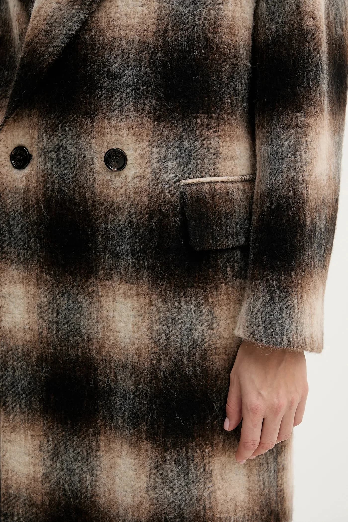 Пальто с добавлением шерсти - фото 5