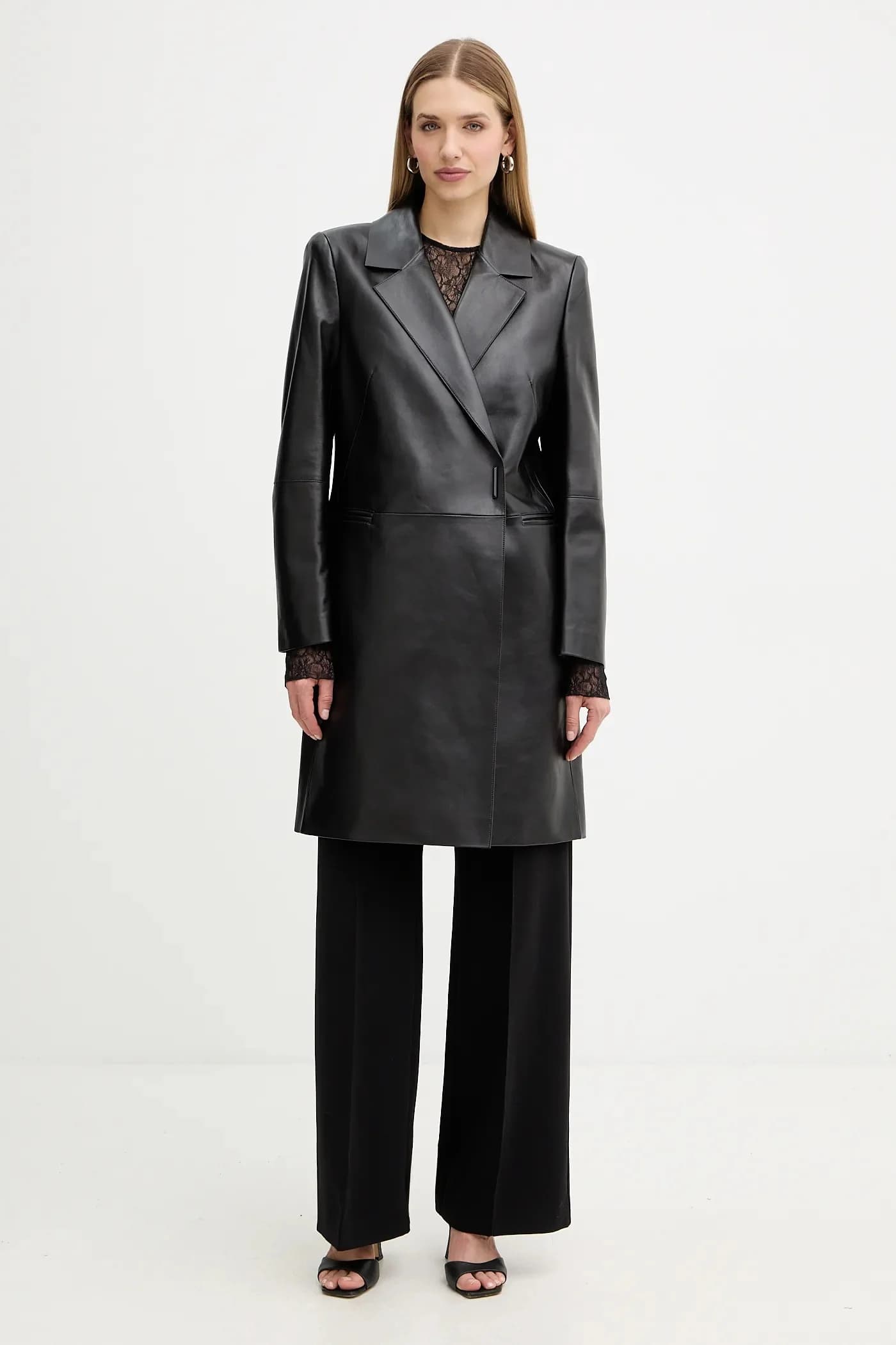 Кожаное пальто Sonnet