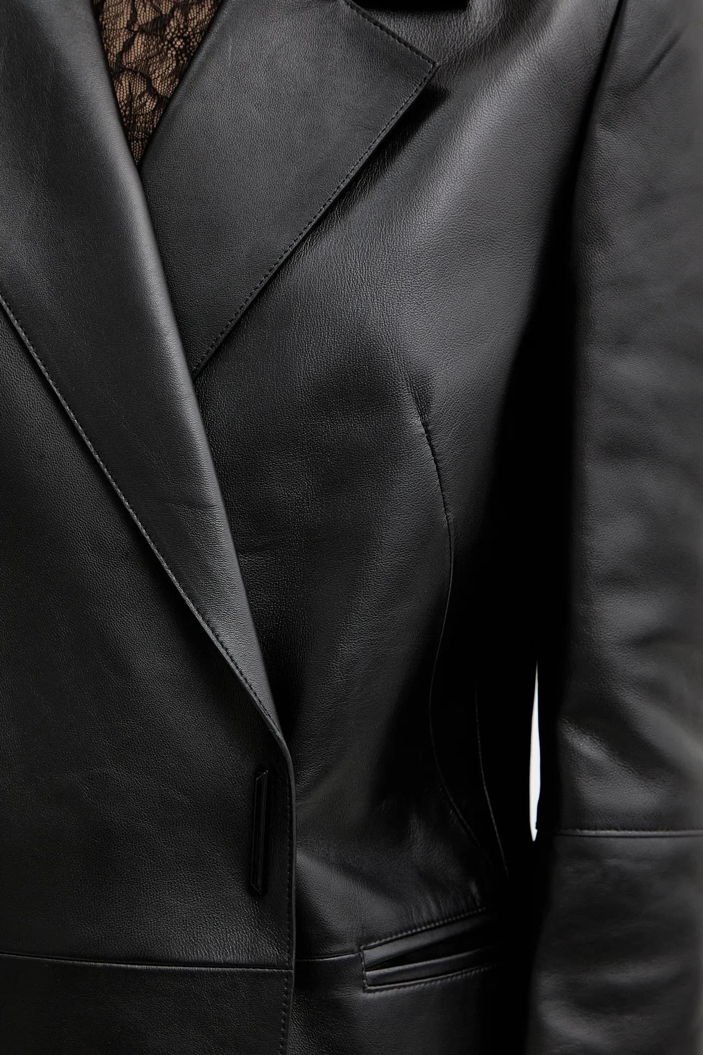 Кожаное пальто Sonnet - фото 6