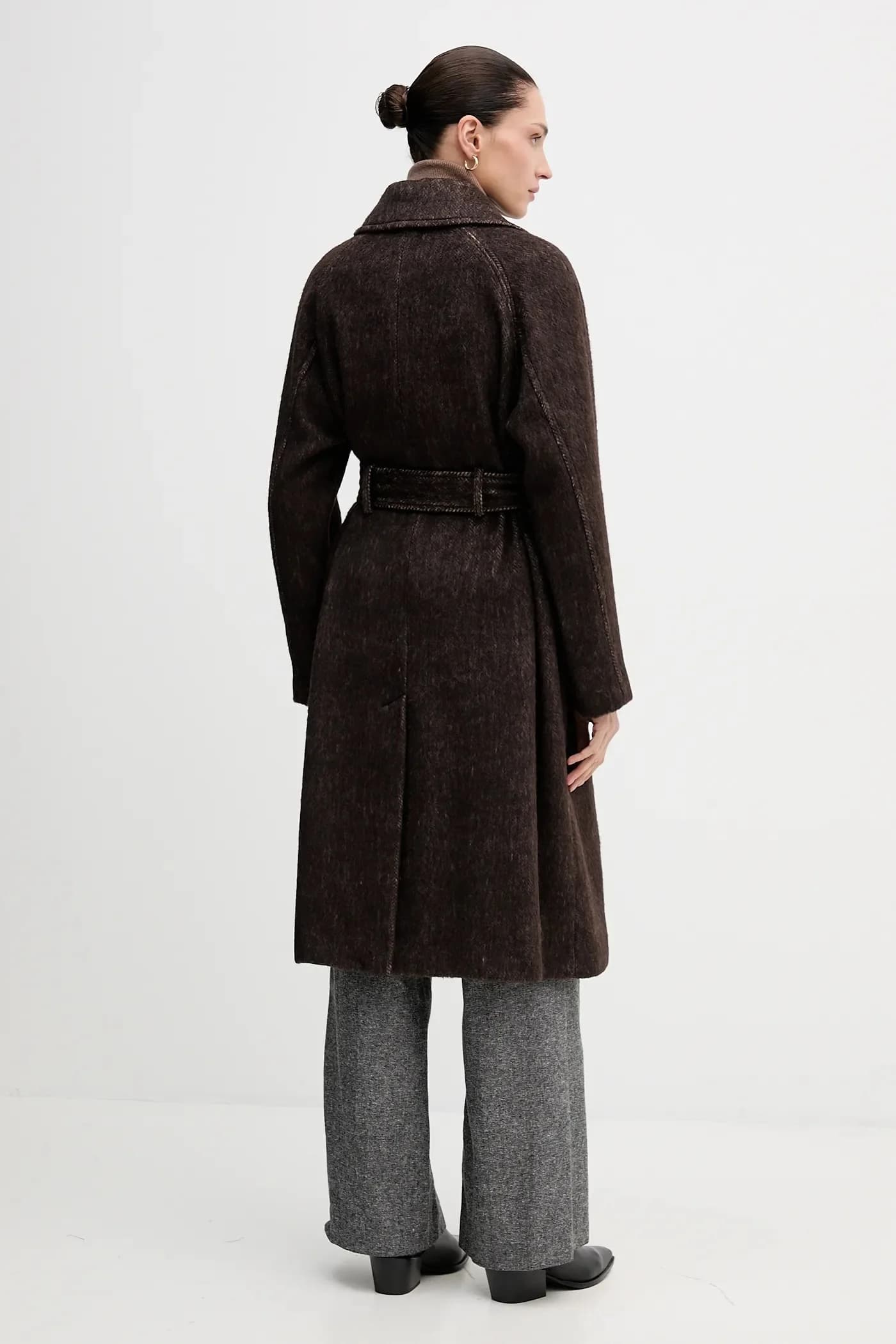 Пальто с добавлением шерсти - фото 3