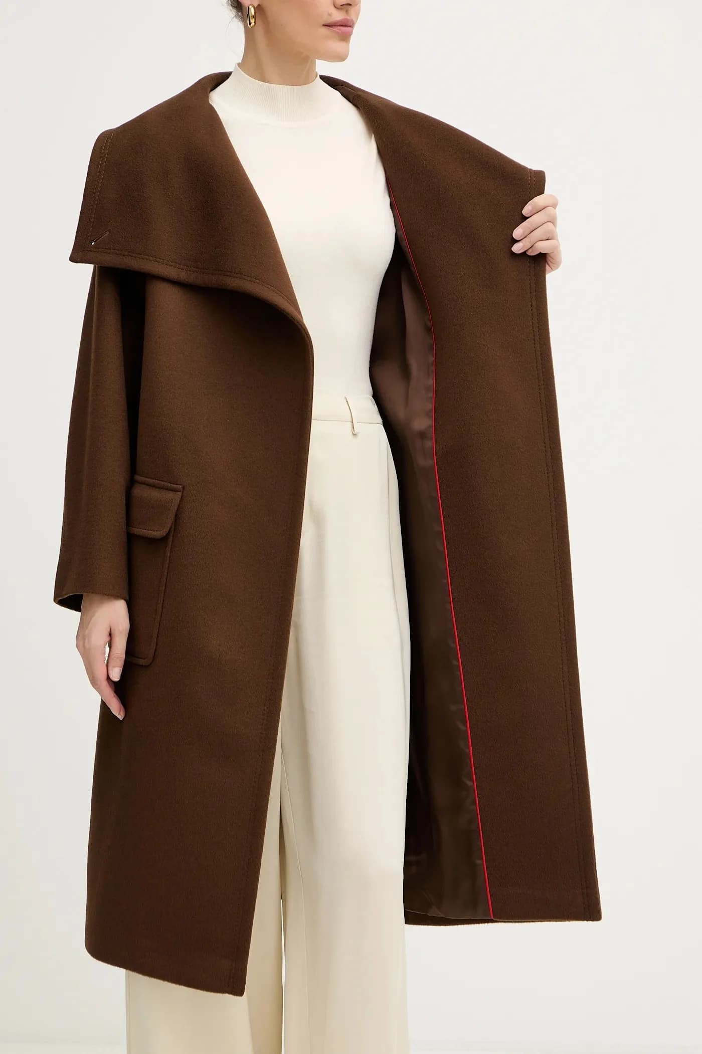 Шерстяное пальто - фото 6