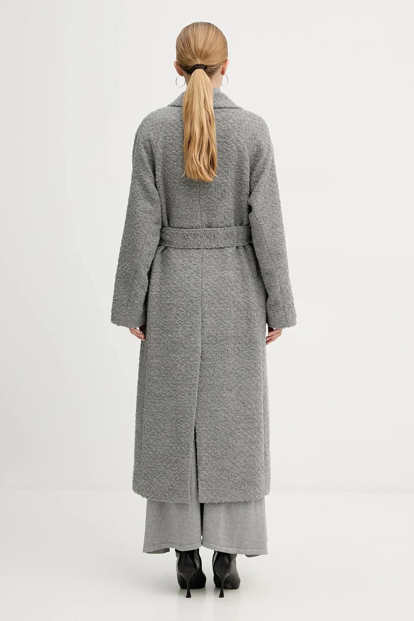 пальто капада из смесовой шерсти - фото 3