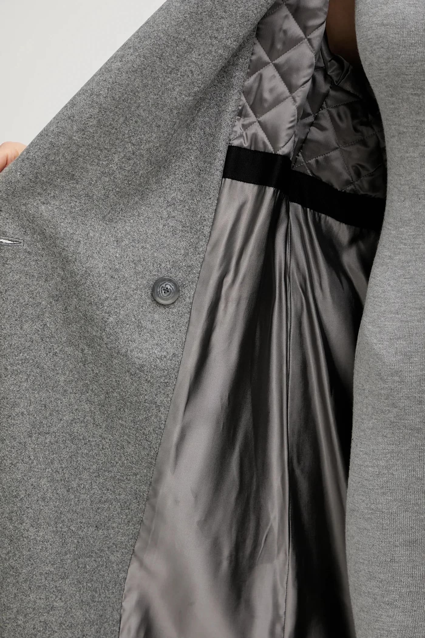 пальто капада из смесовой шерсти - фото 6