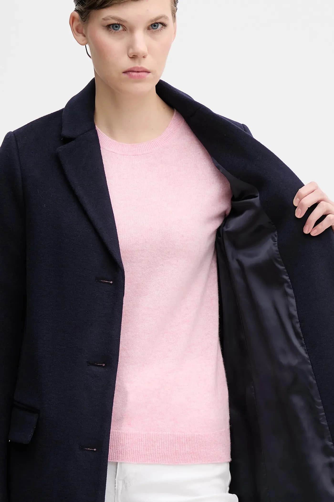 Пальто с добавлением шерсти - фото 6