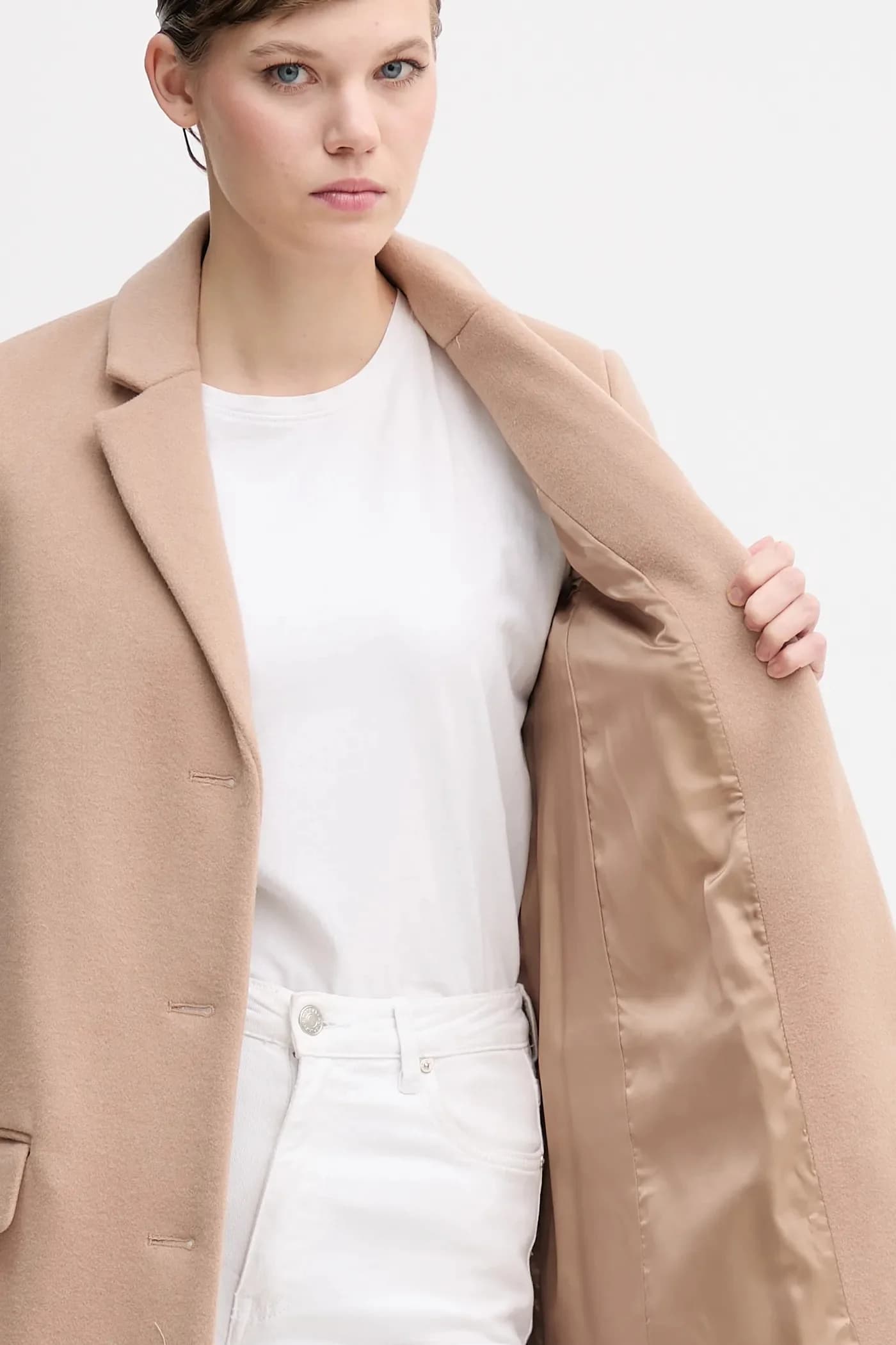 Пальто с добавлением шерсти - фото 5