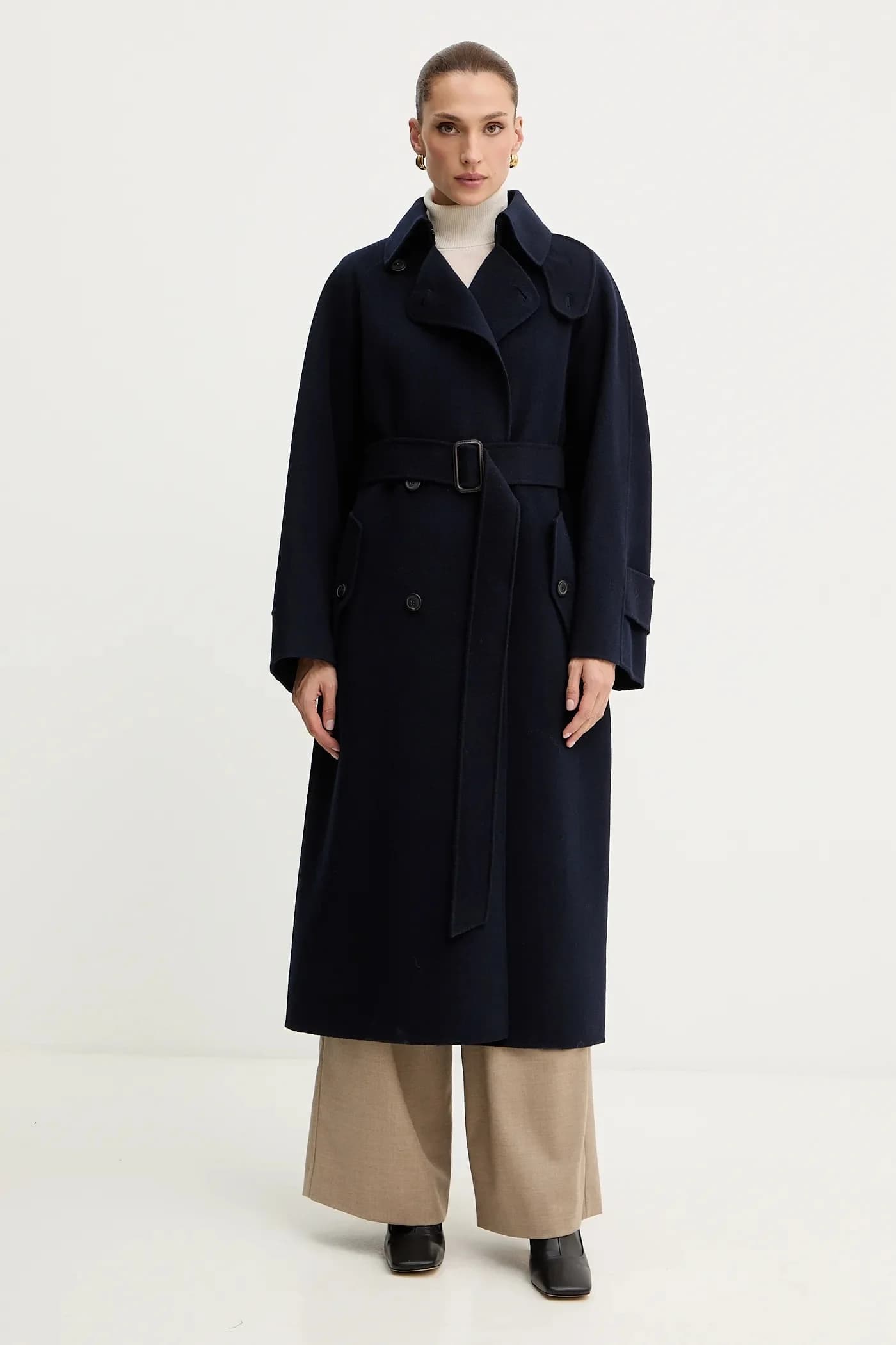 шерстяное пальто CADINE