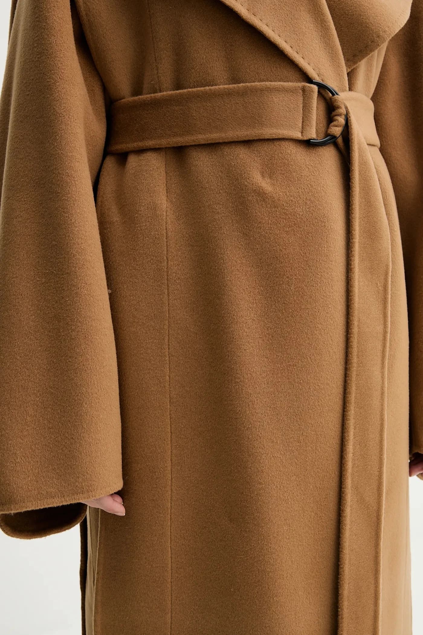 Шерстяное пальто с кашемиром - фото 6