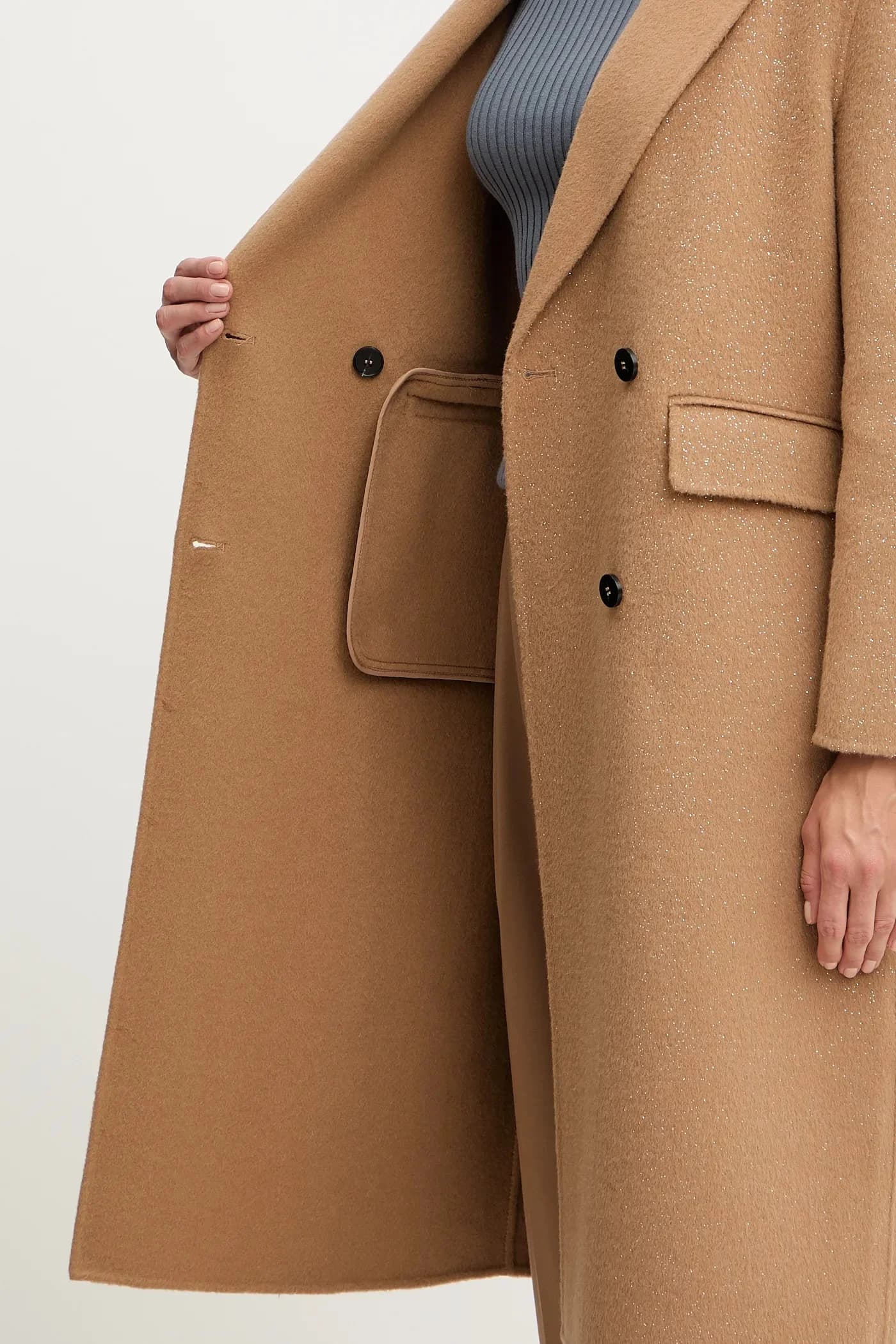 Шерстяное пальто - фото 7