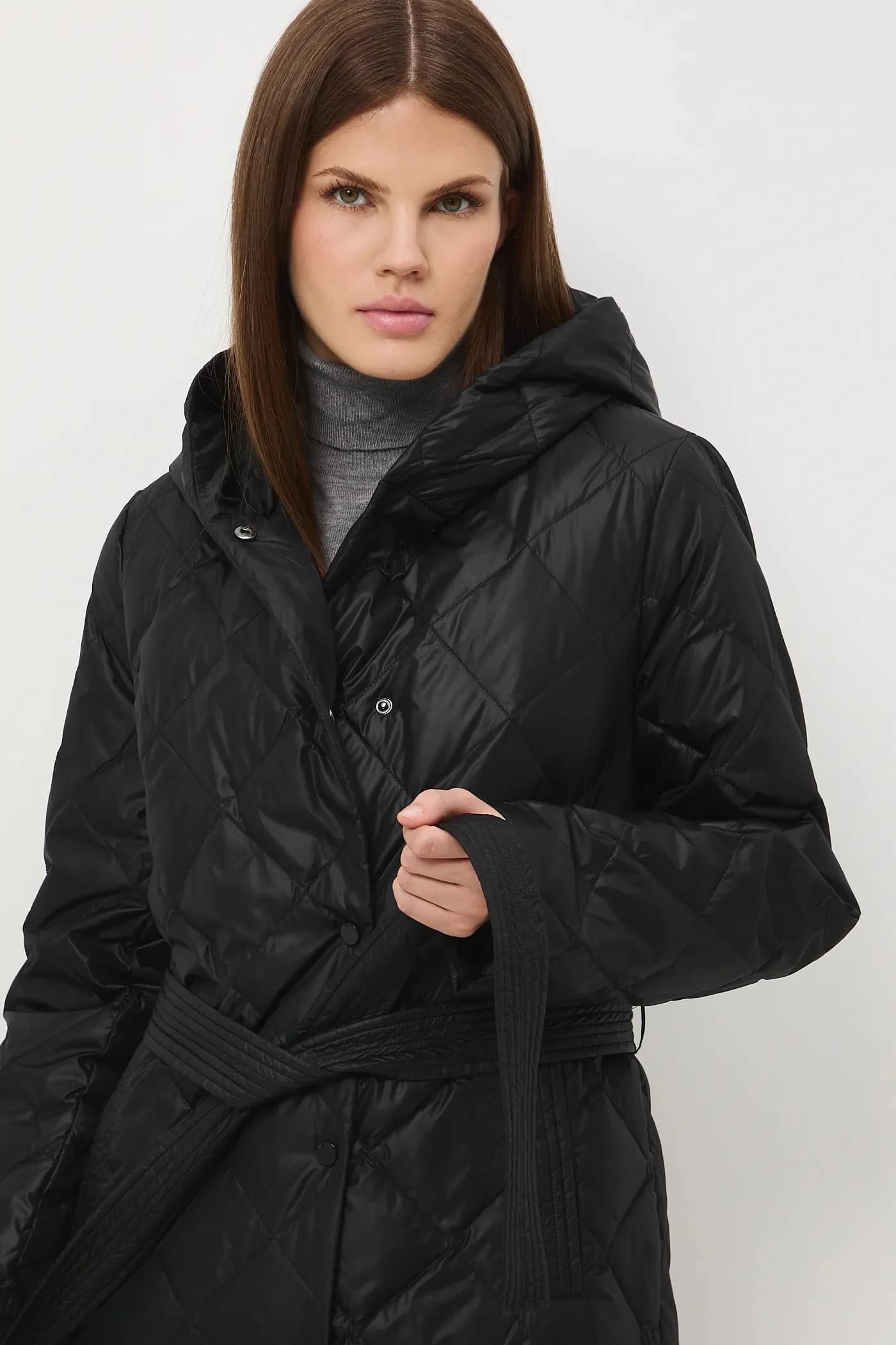 Пуховое пальто - фото 4