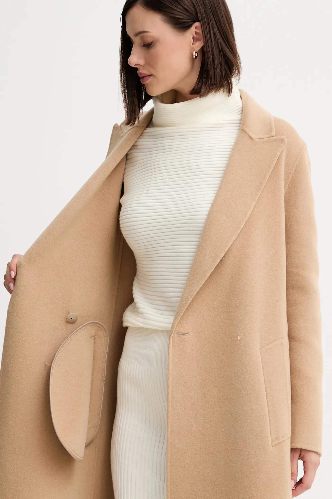 Шерстяное пальто - фото 6