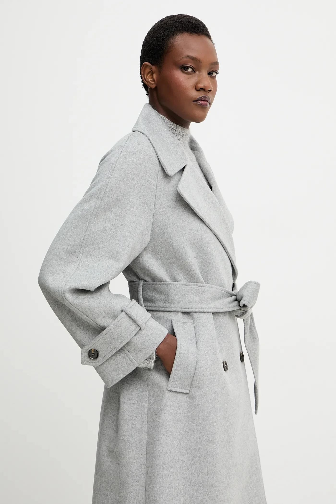 Шерстяное пальто - фото 4