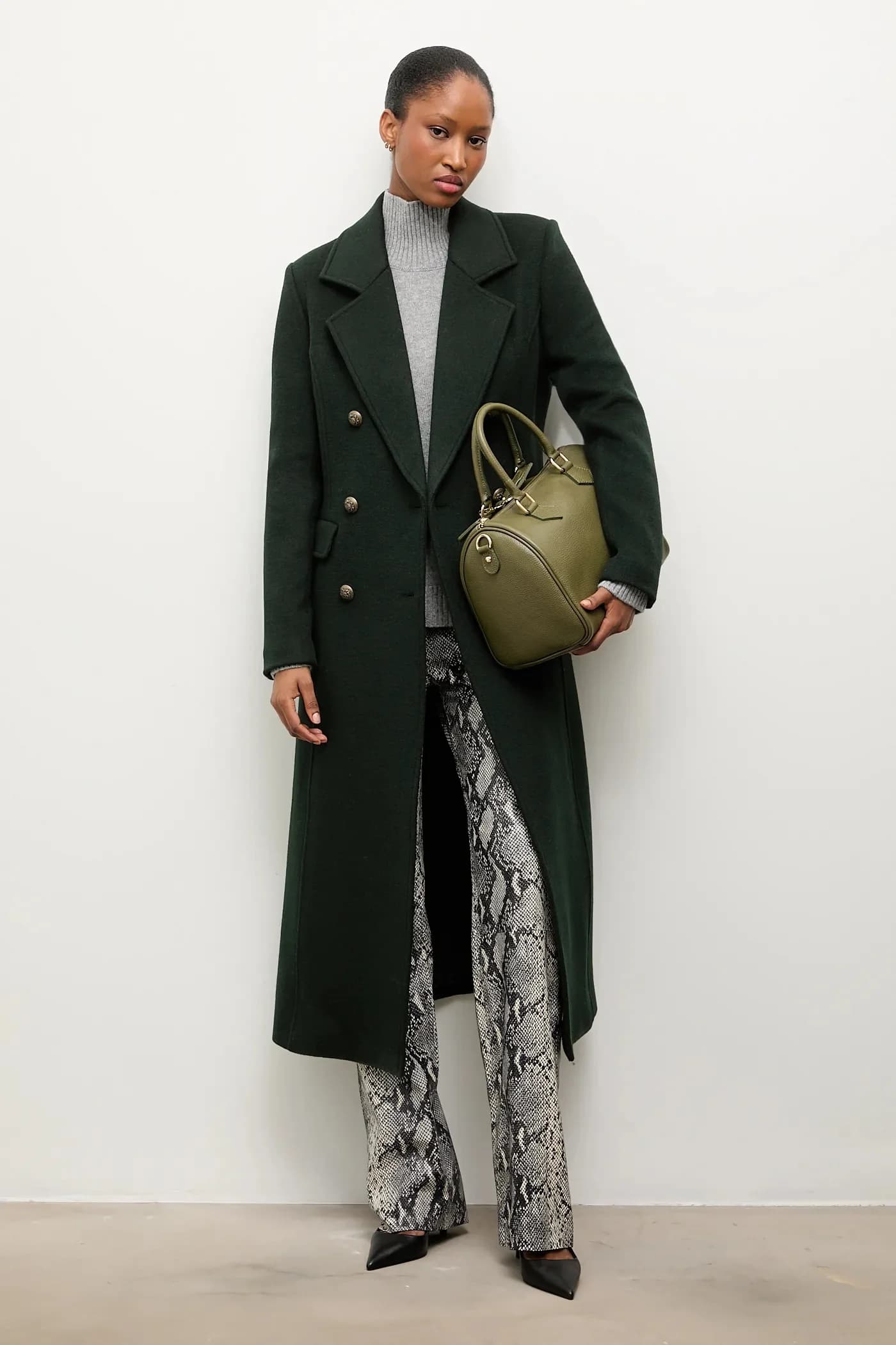 Шерстяное пальто - фото 4