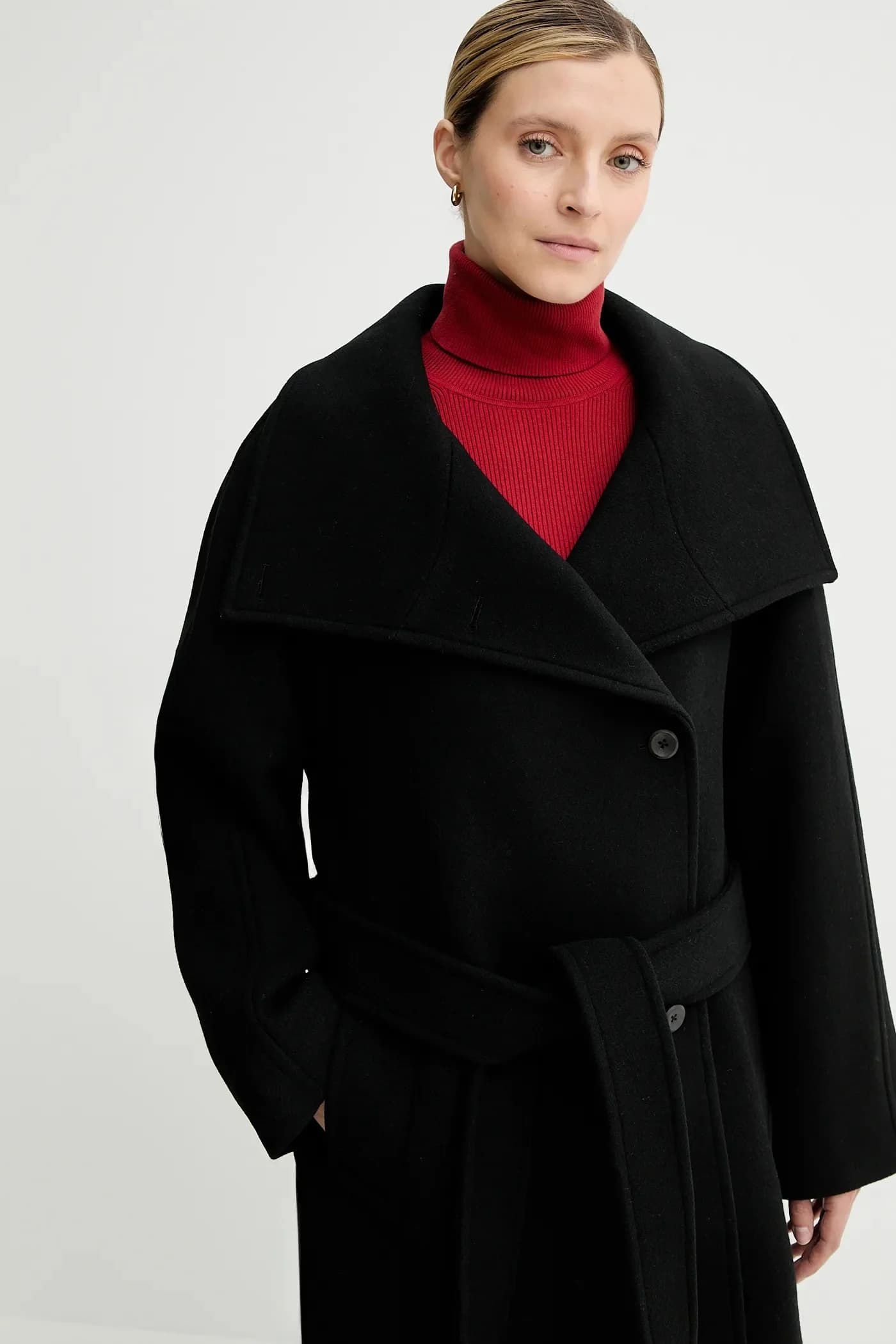 Шерстяное пальто - фото 4