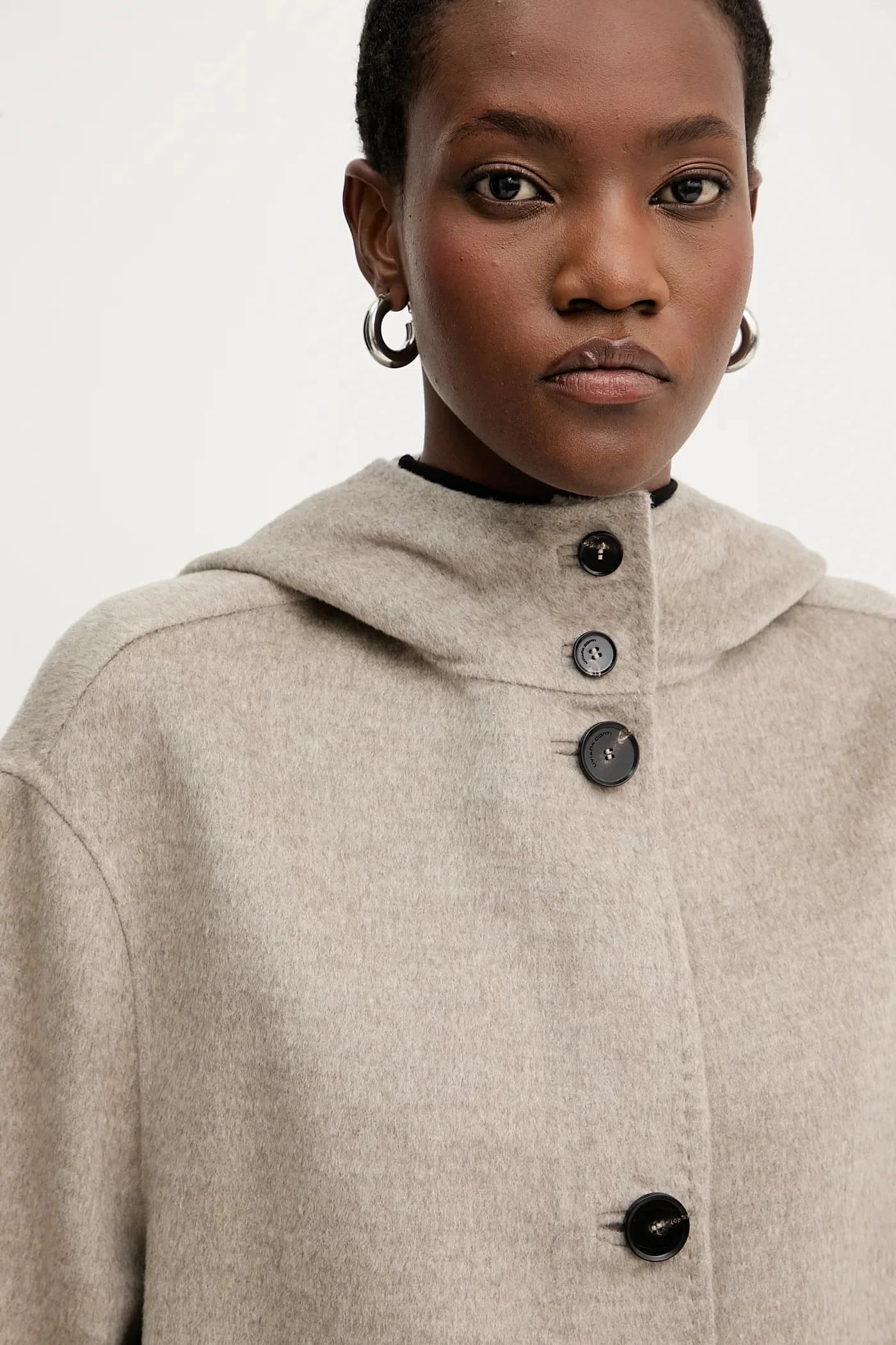 Шерстяное пальто - фото 4