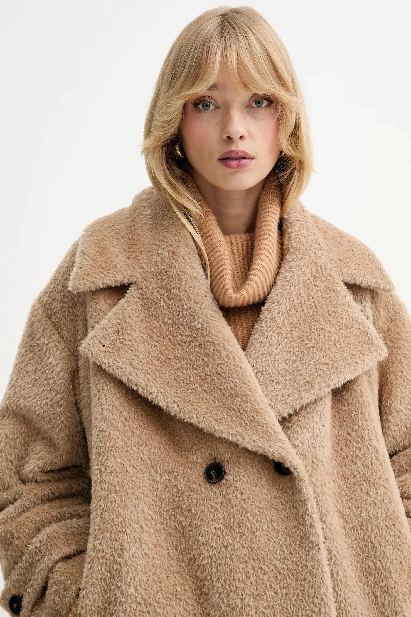 Шерстяное пальто - фото 4