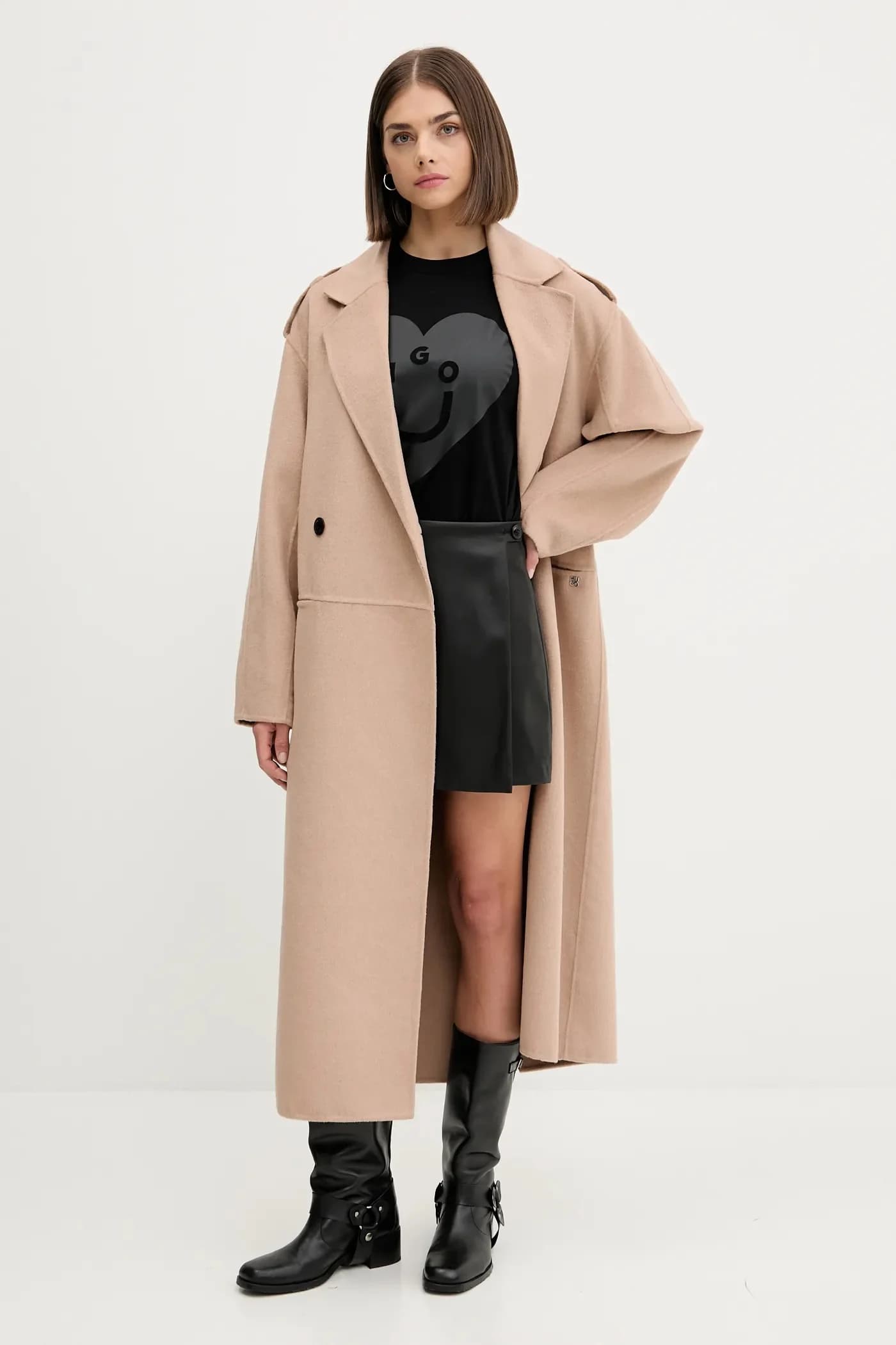 Пальто Meluma-1_DF из смесовой шерсти