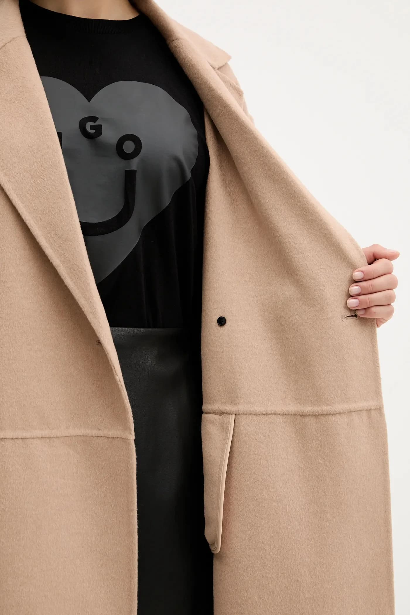 Пальто Meluma-1_DF из смесовой шерсти - фото 6