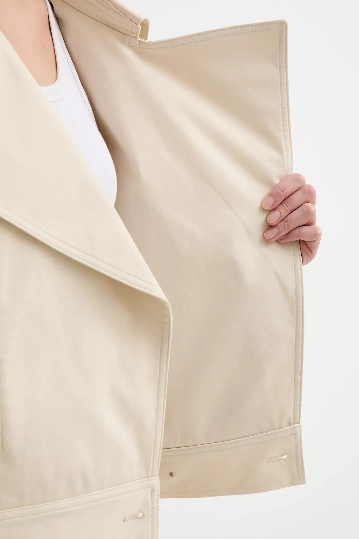 короткий тренч Miles - фото 6