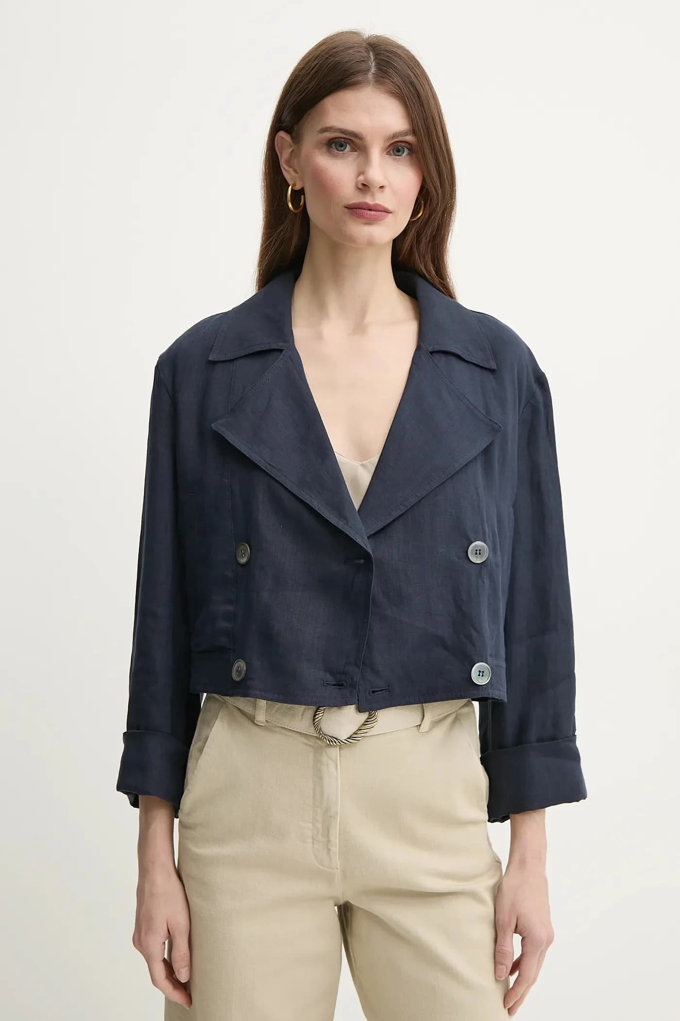 ФЛАВИО льняное пальто