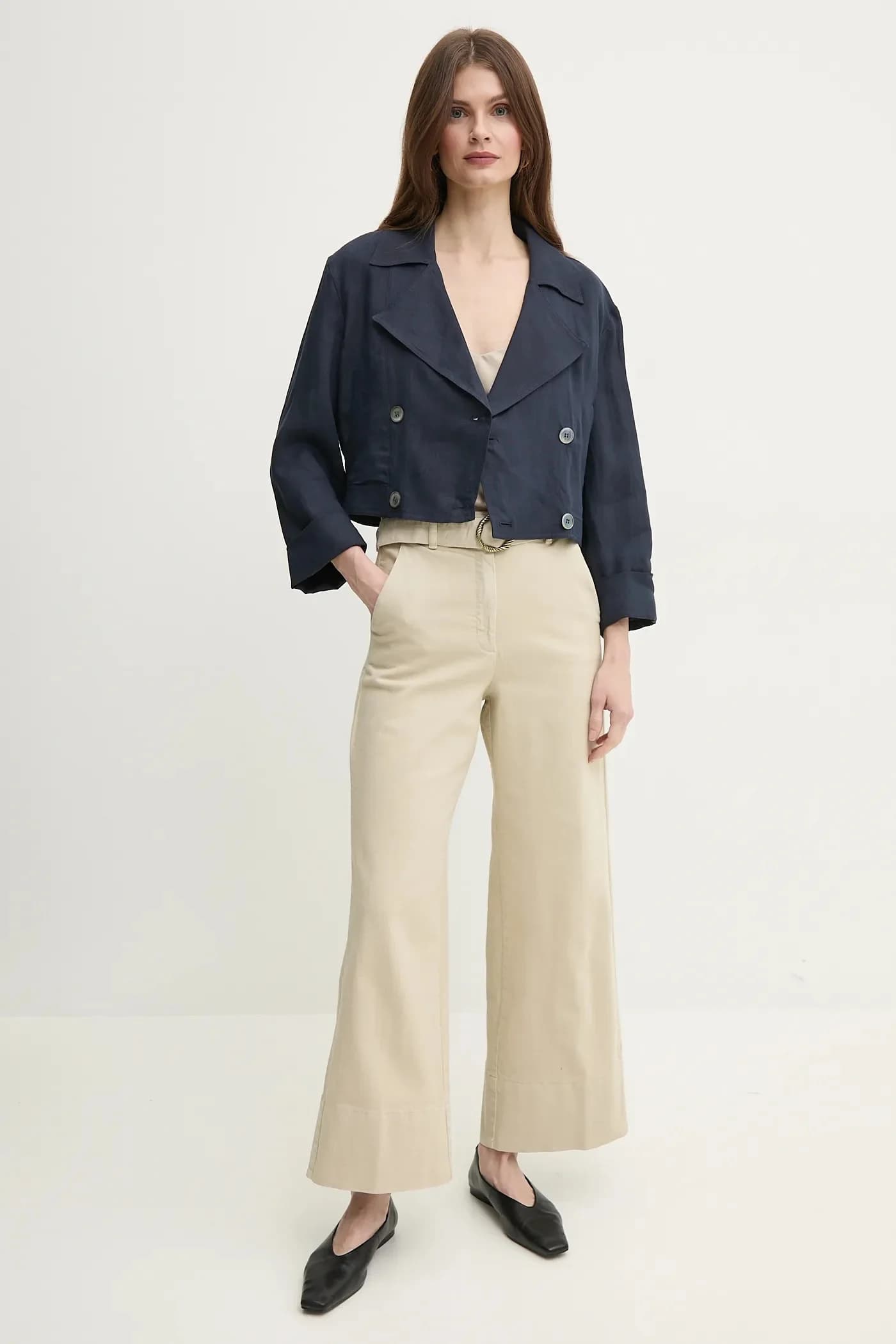 ФЛАВИО льняное пальто - фото 2