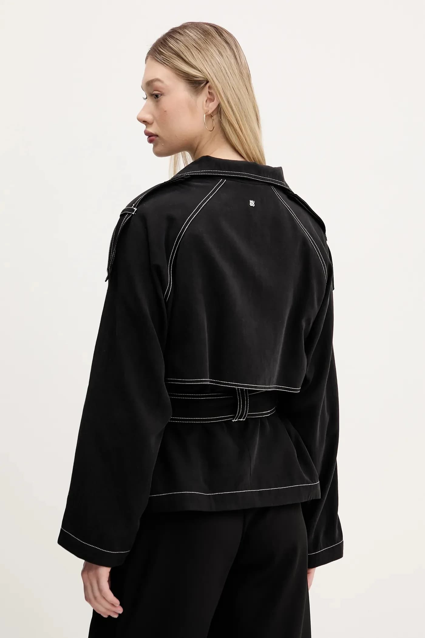 Пальто из смесового льна - фото 3