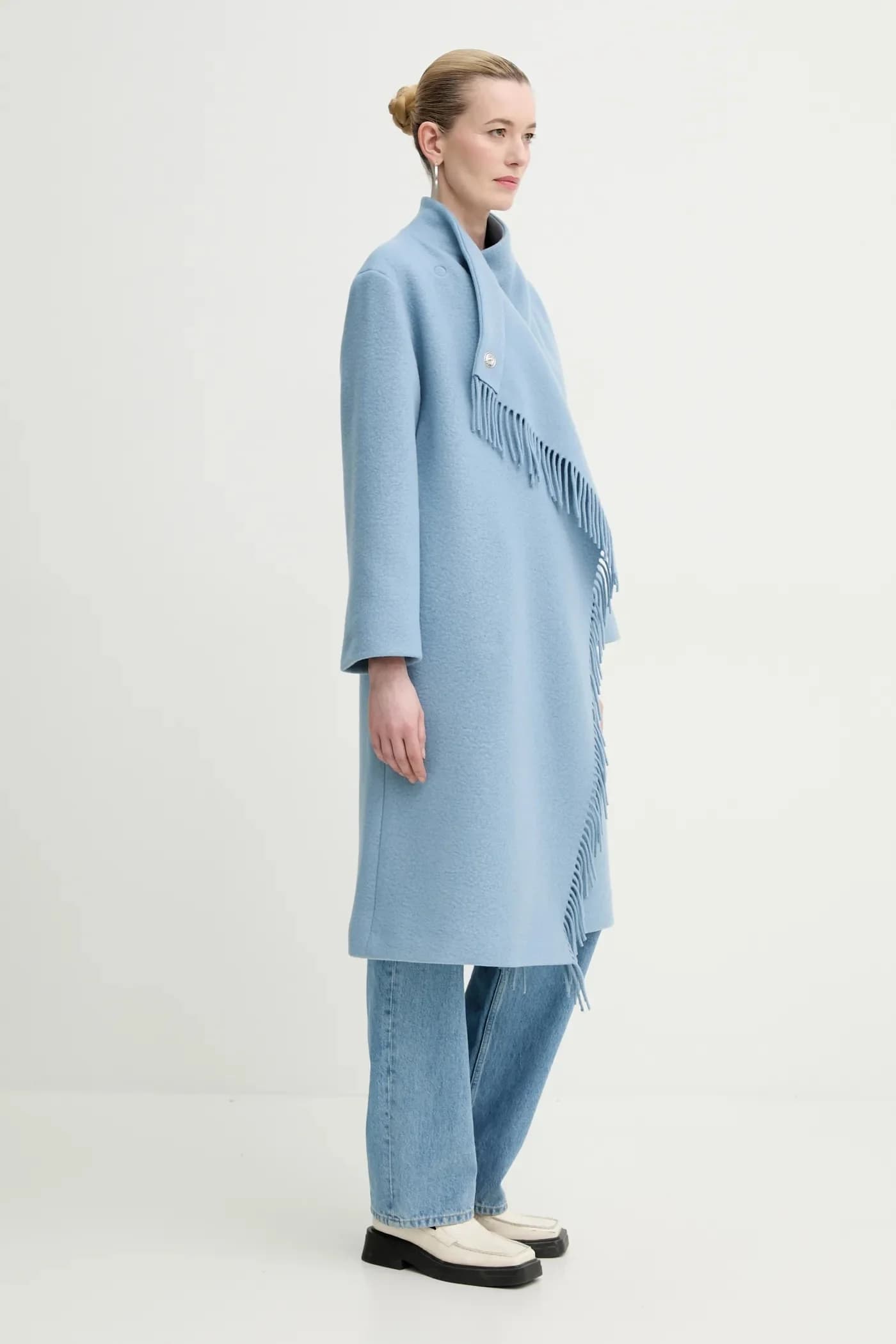 Шерстяное пальто - фото 4