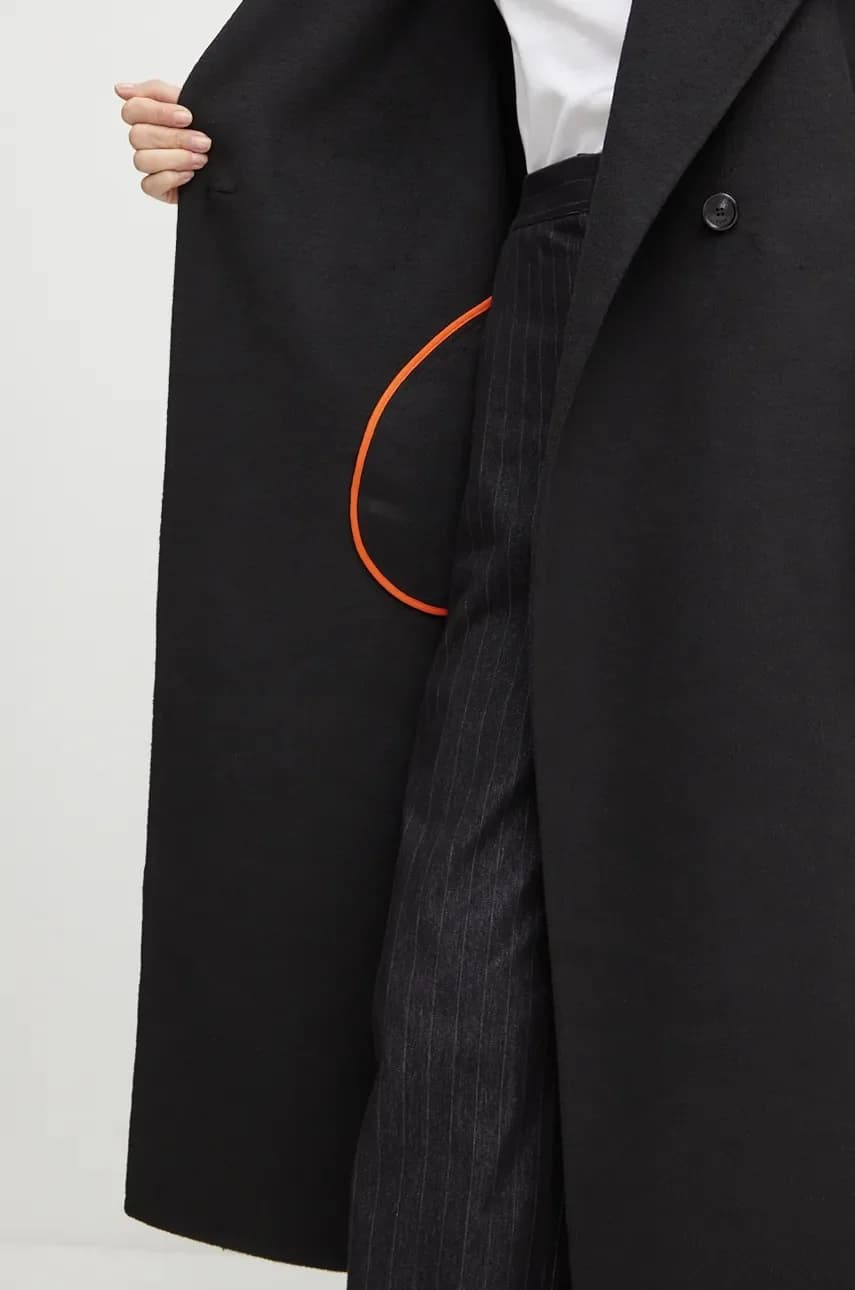 Пальто из смесовой шерсти - фото 6