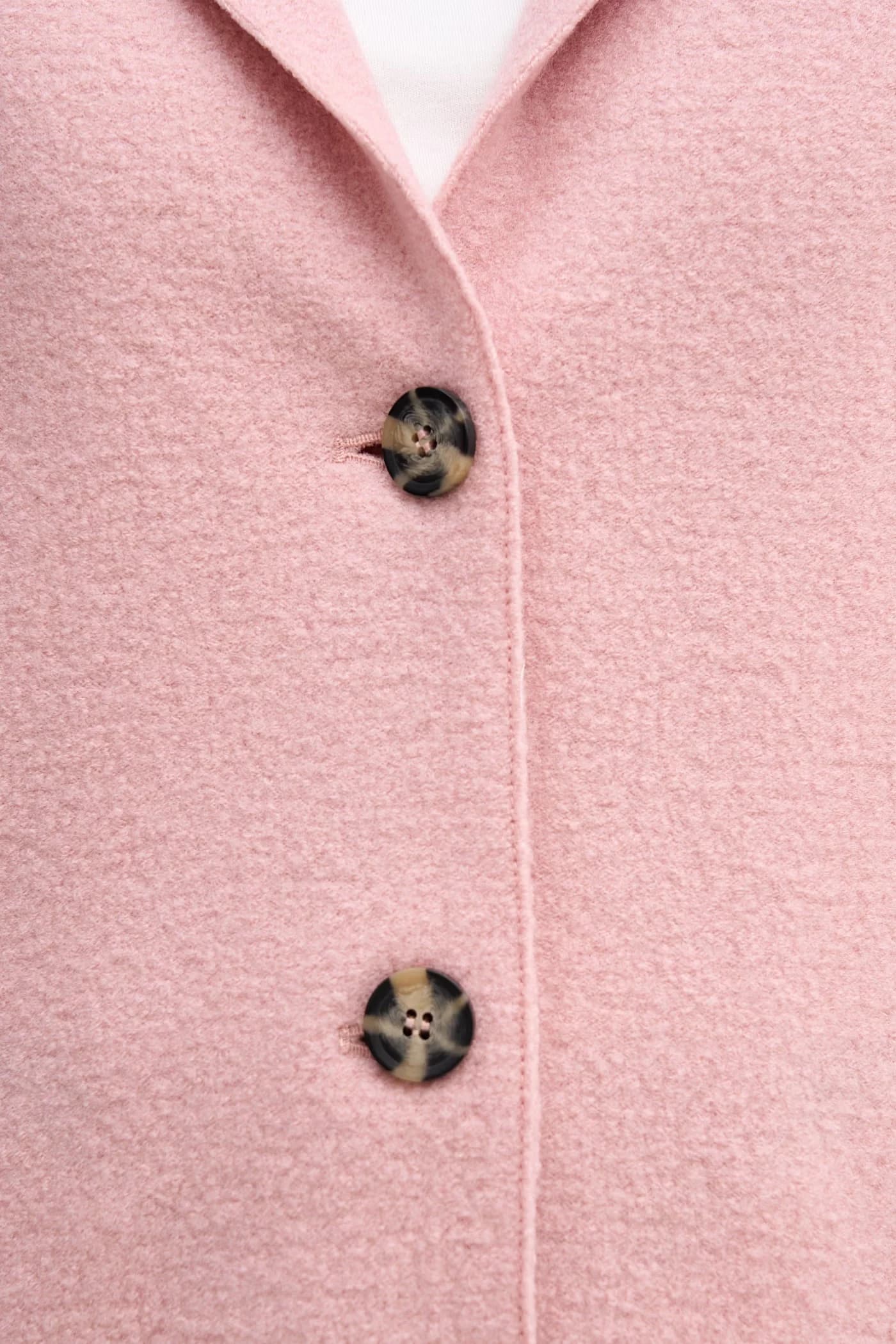 Женское шерстяное пальто - фото 5