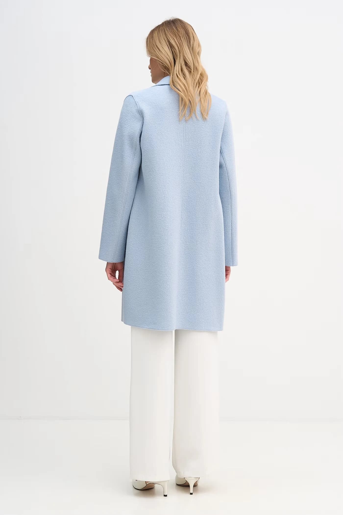 Женское шерстяное пальто - фото 3