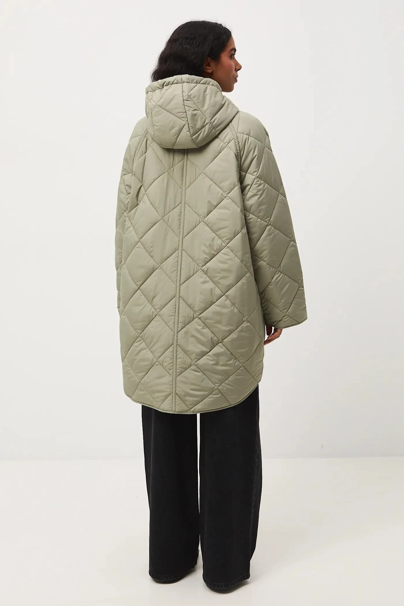 Женское стеганое пальто - фото 3