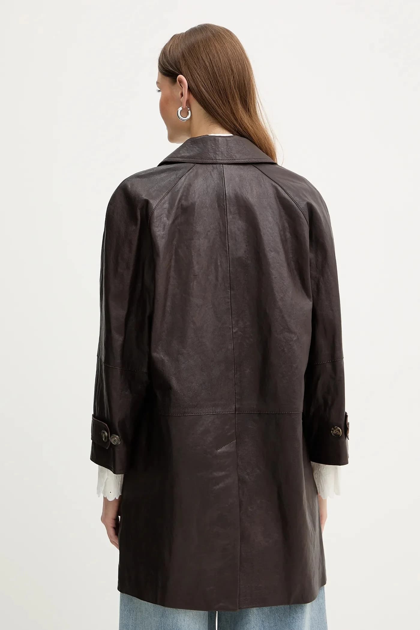 КАМИНО кожаное пальто - фото 3