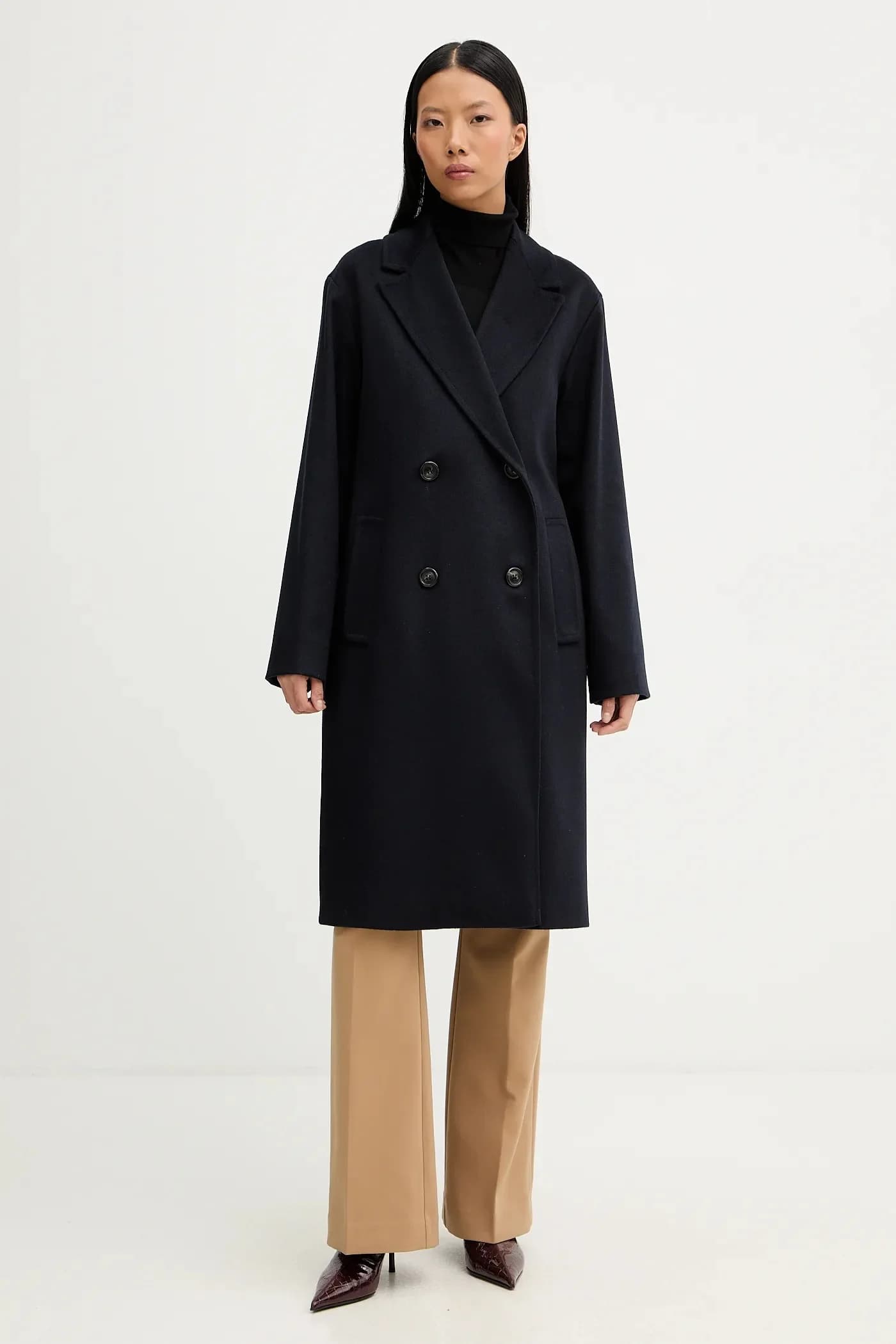 Пальто Emme из смесовой шерсти от Marella