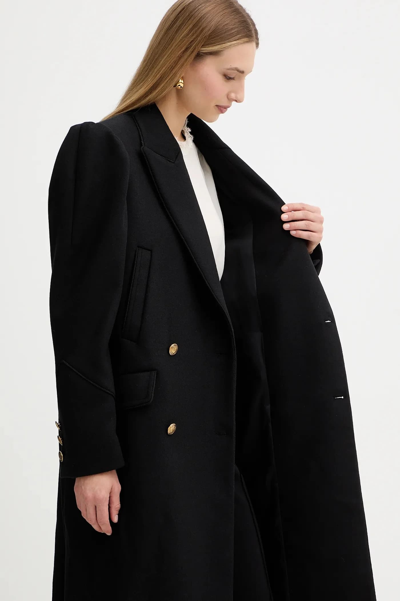 Пальто с добавлением шерсти - фото 7