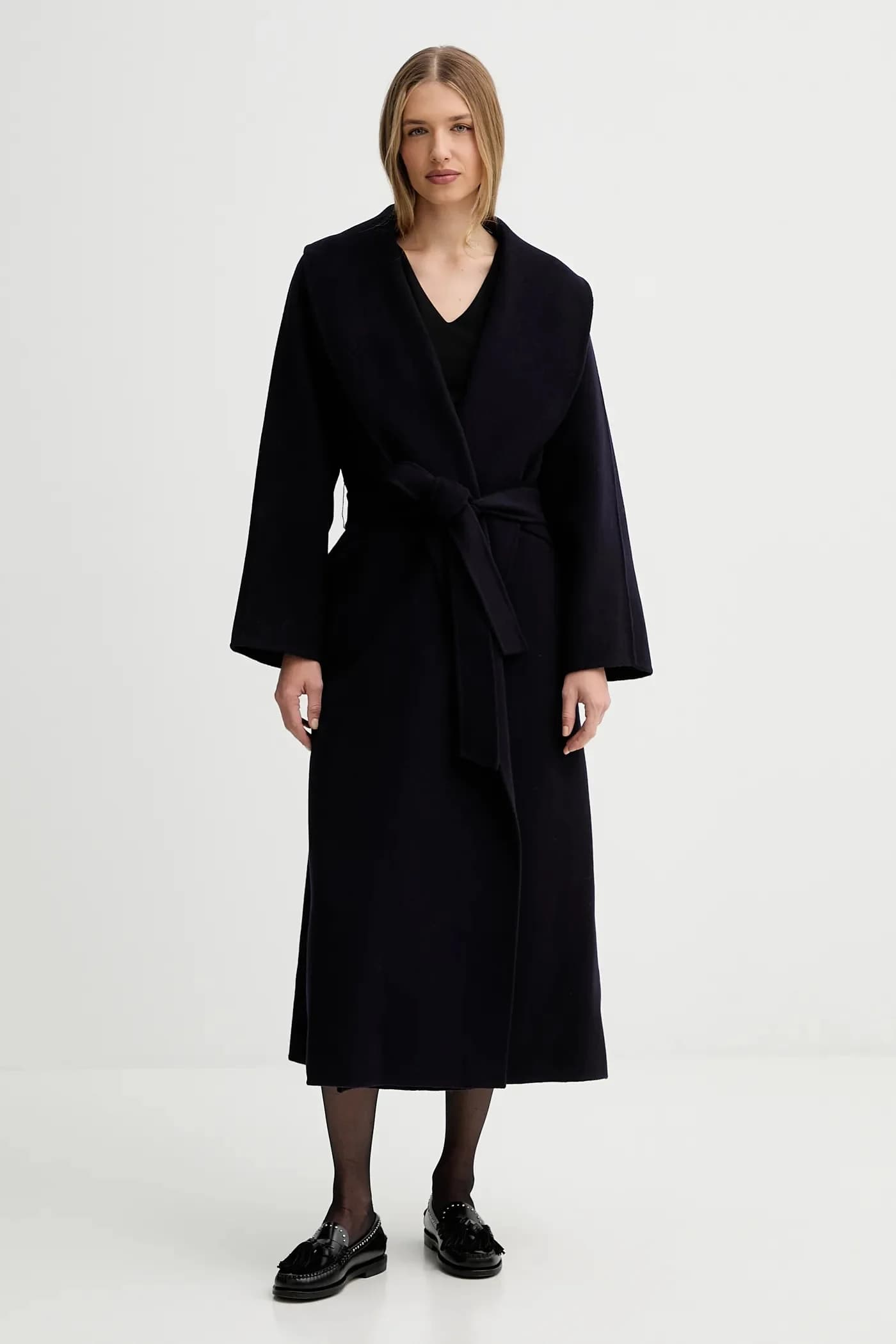 Шерстяное пальто