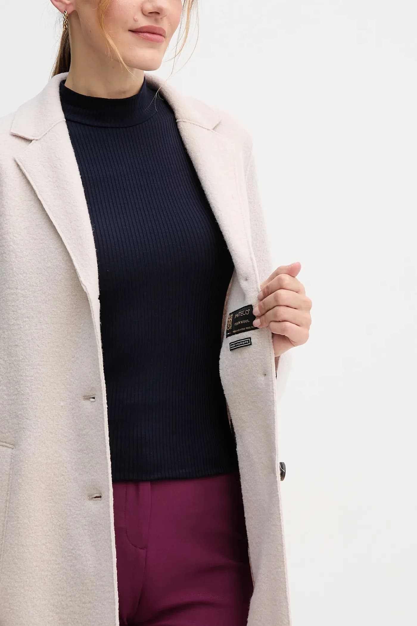 Шерстяное пальто - фото 6