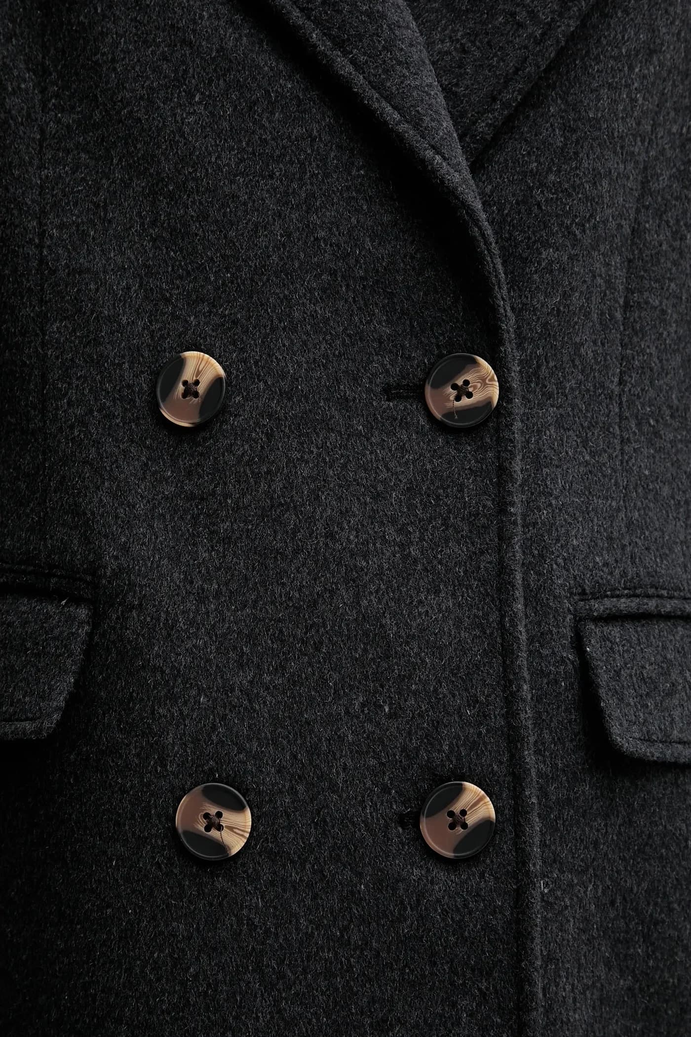 Пальто с добавлением шерсти - фото 5